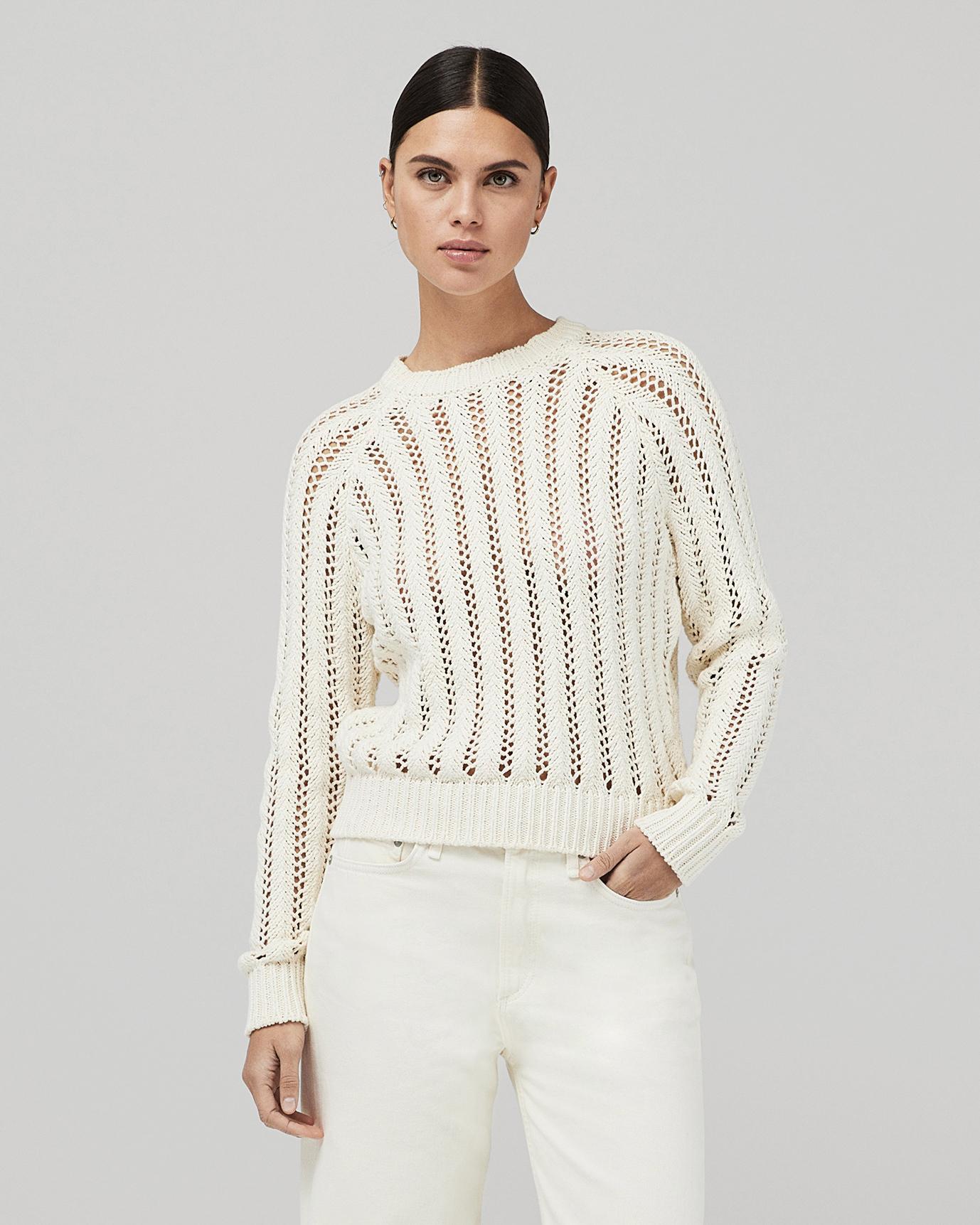 Buy the Adrienne Cotton Crew | rag & bone