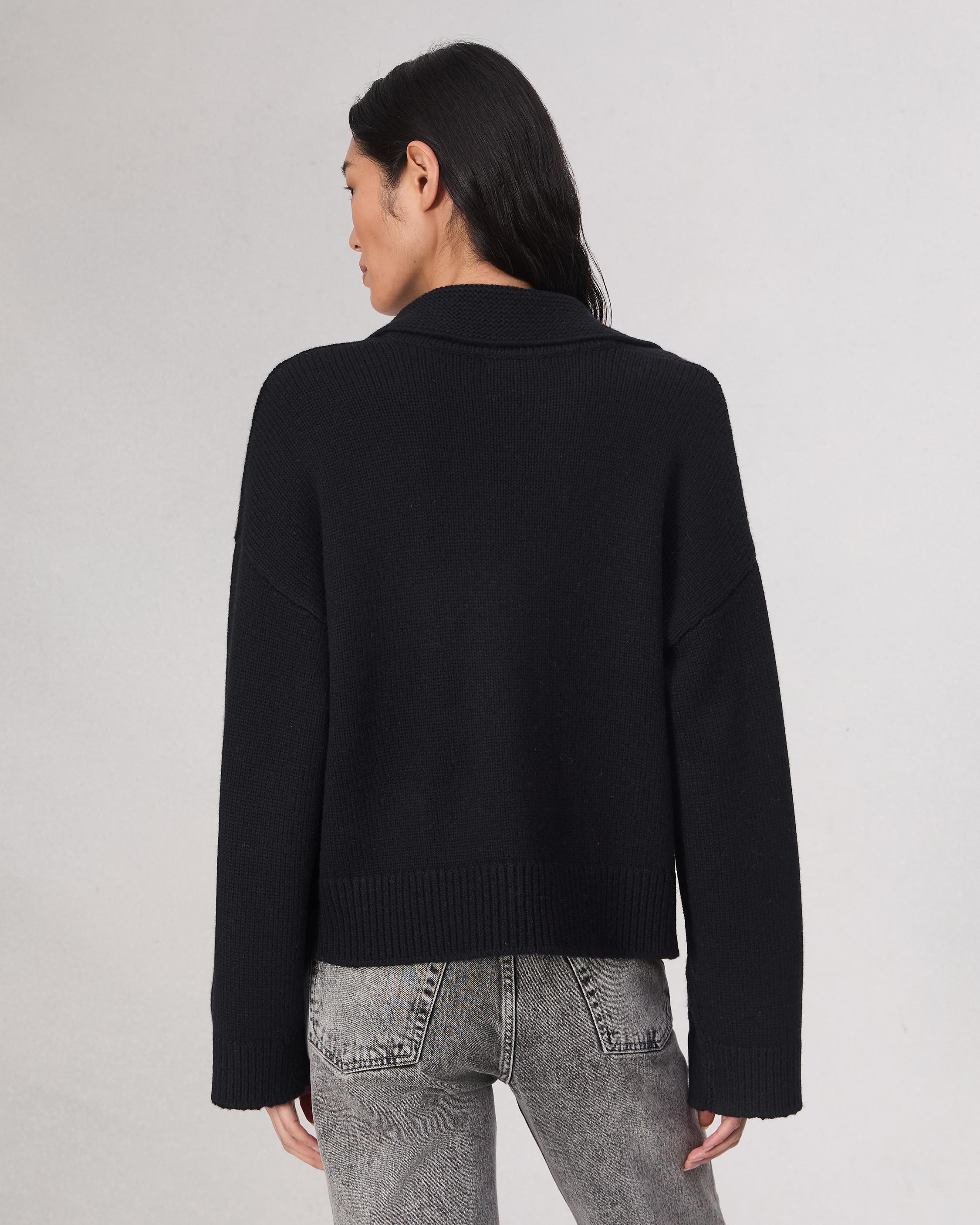 Danica Wool-Cashmere Polo Sweater image number 5