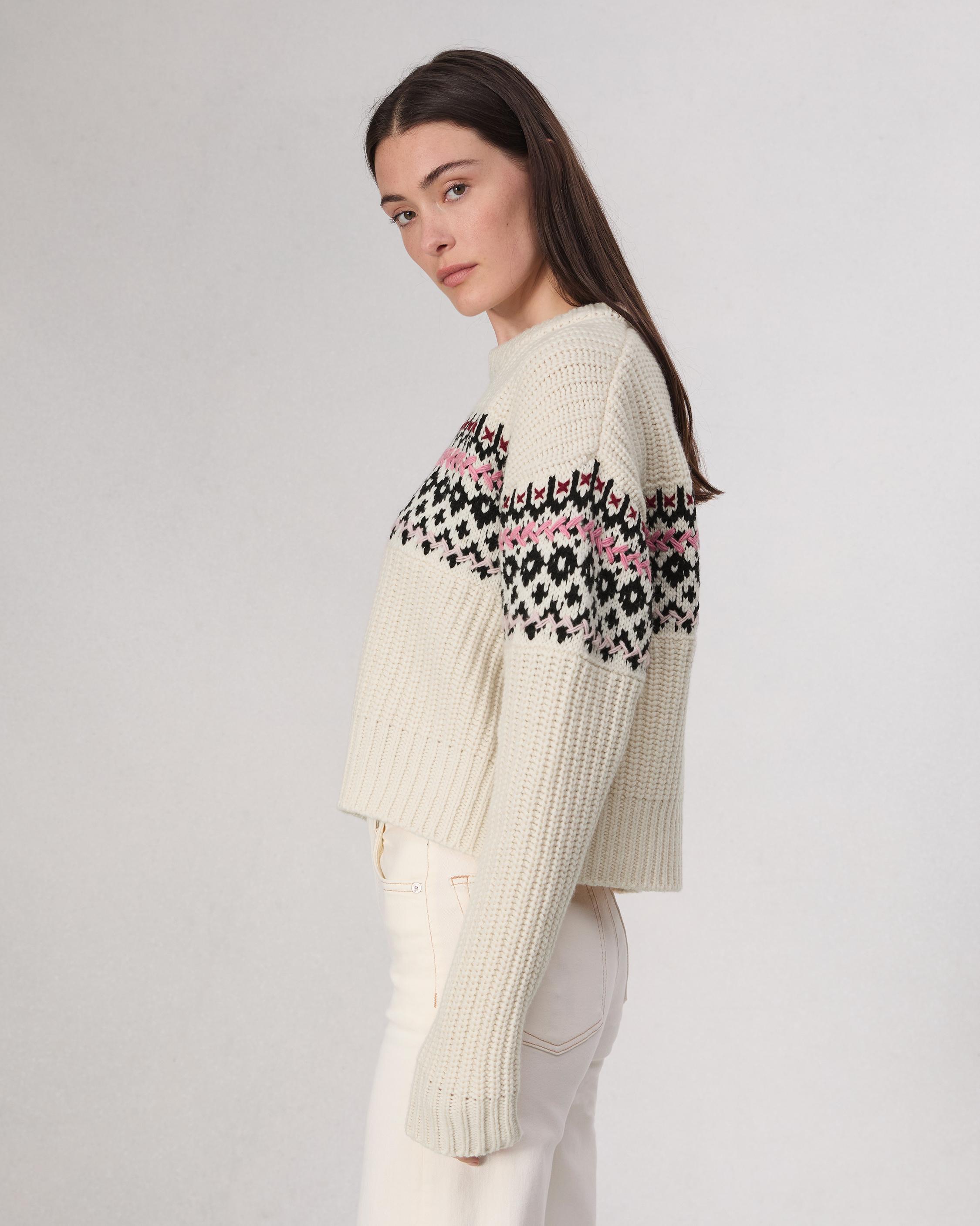 Leigh Fair Isle Sweater image number 4