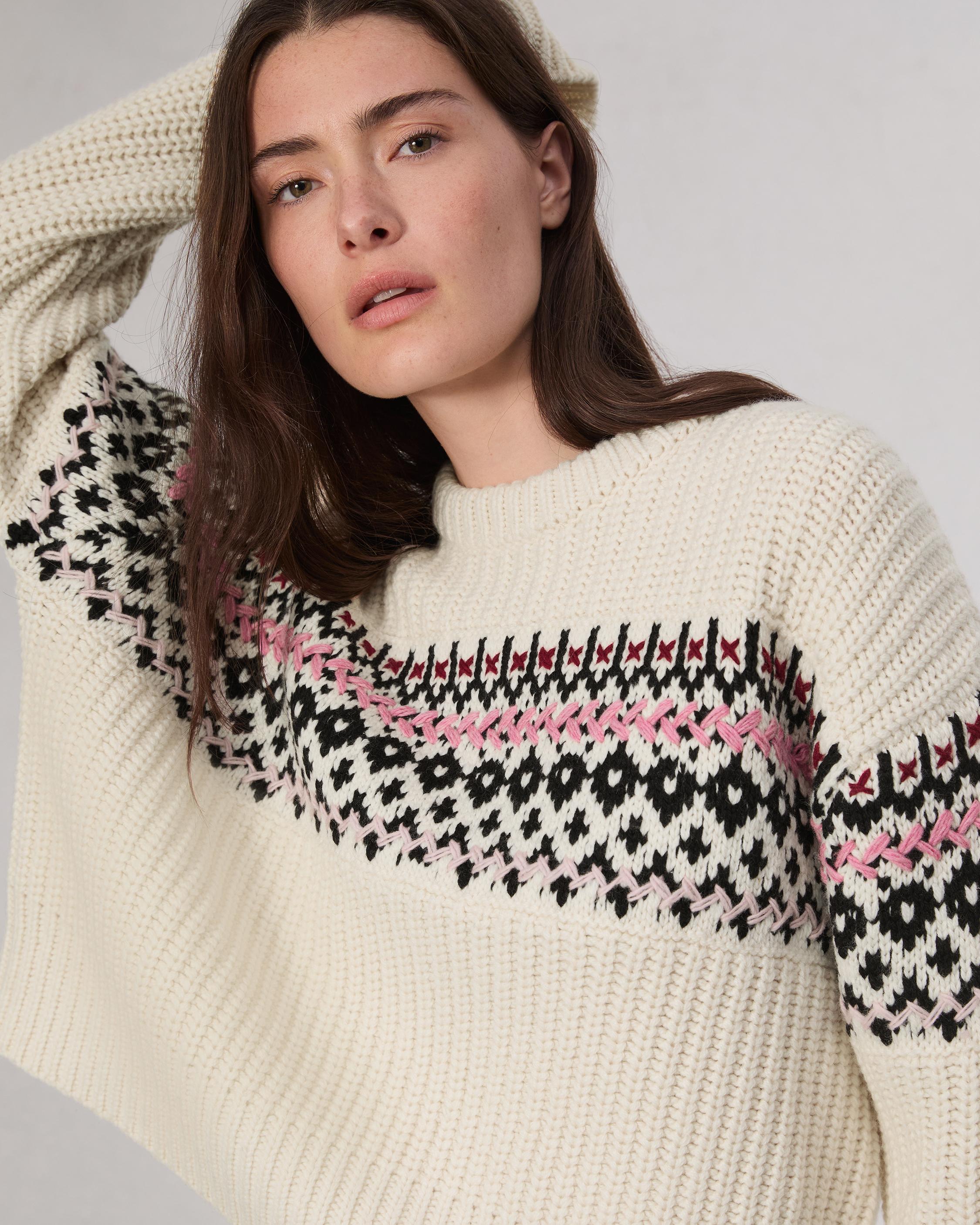 Leigh Fair Isle Sweater image number 6