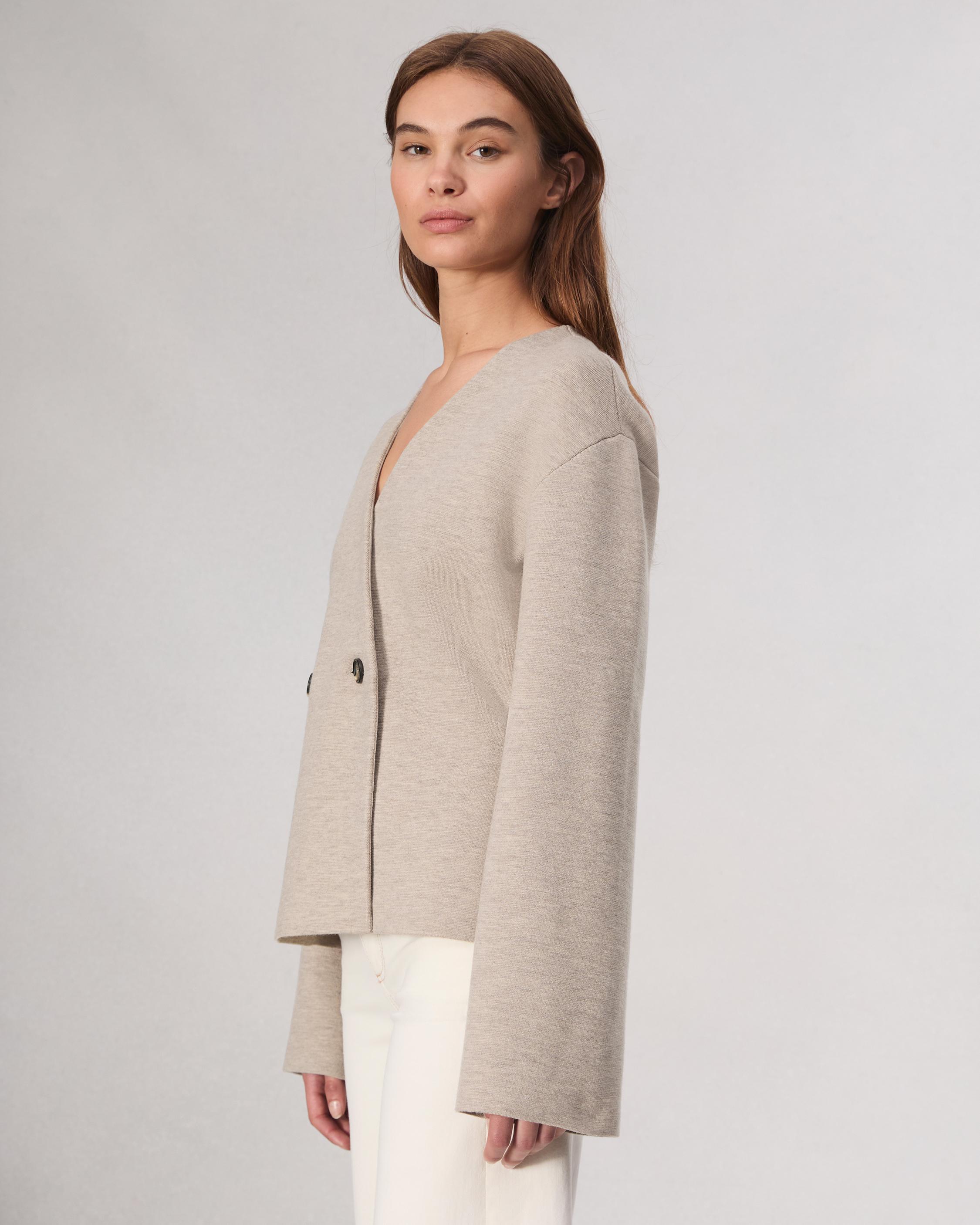 Lori Merino Wool-Blend Cardigan image number 4