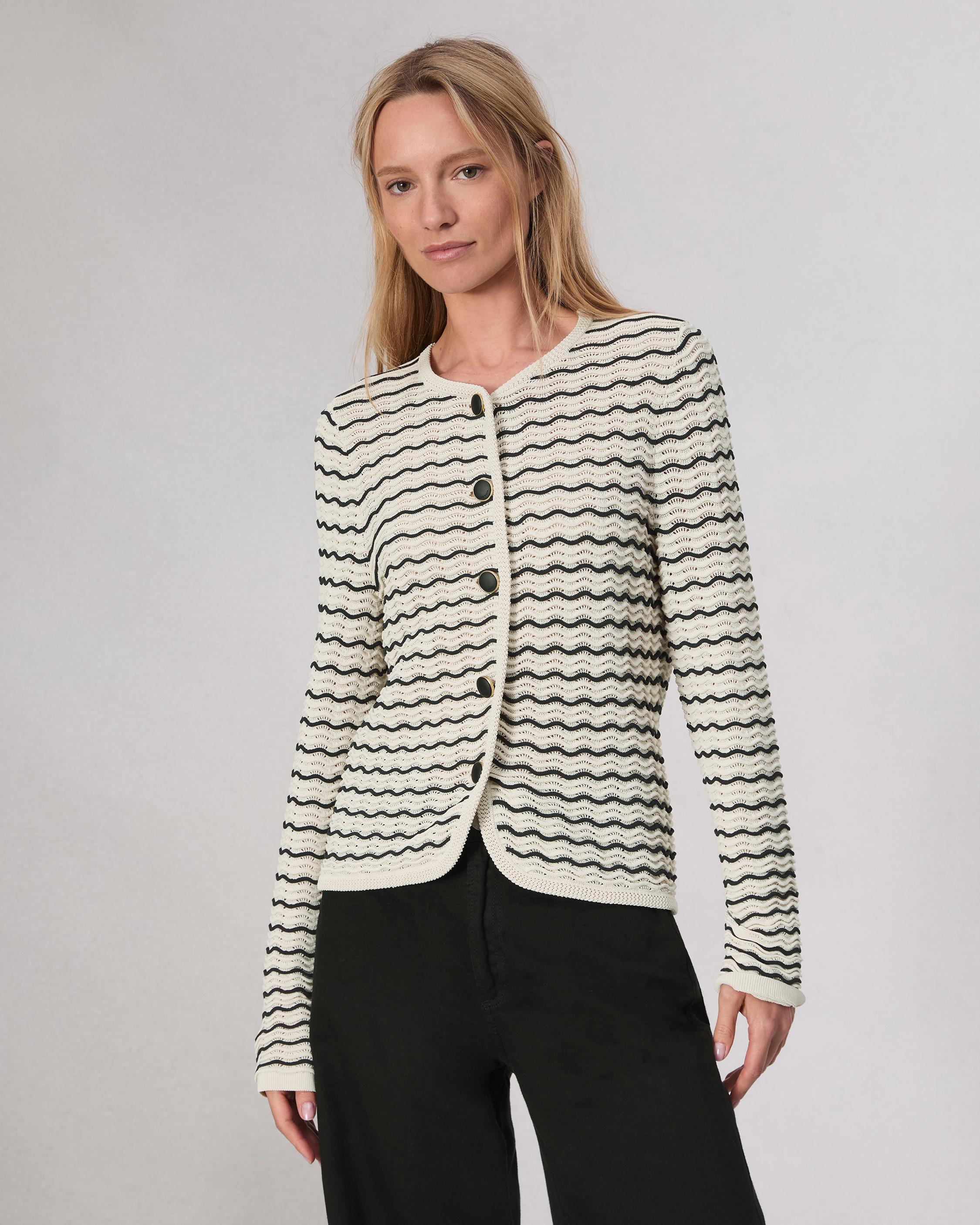 Elisa Cotton Cardigan - Turtledove | rag & bone