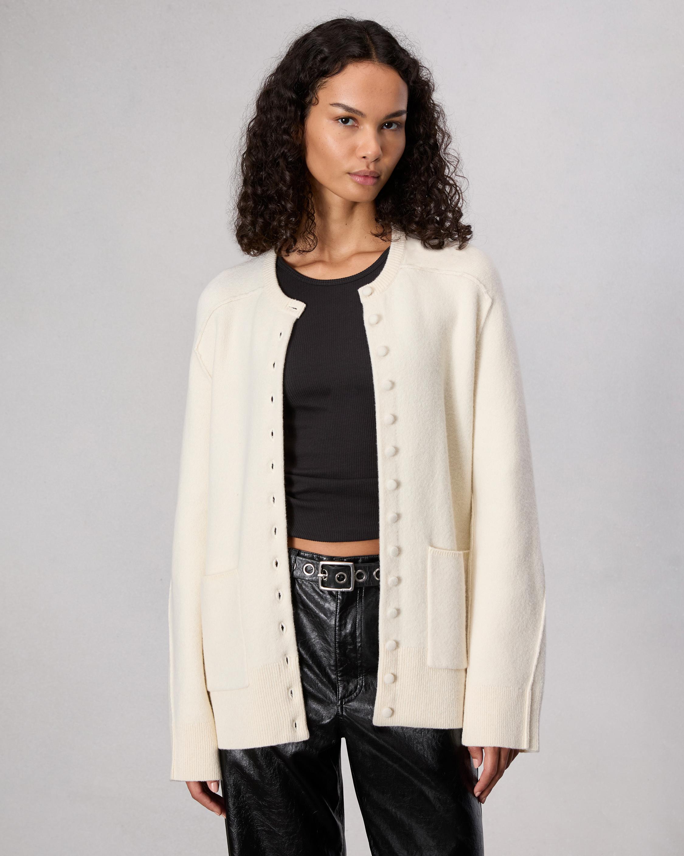 Bridget Lady Cardigan - Ivory | rag & bone