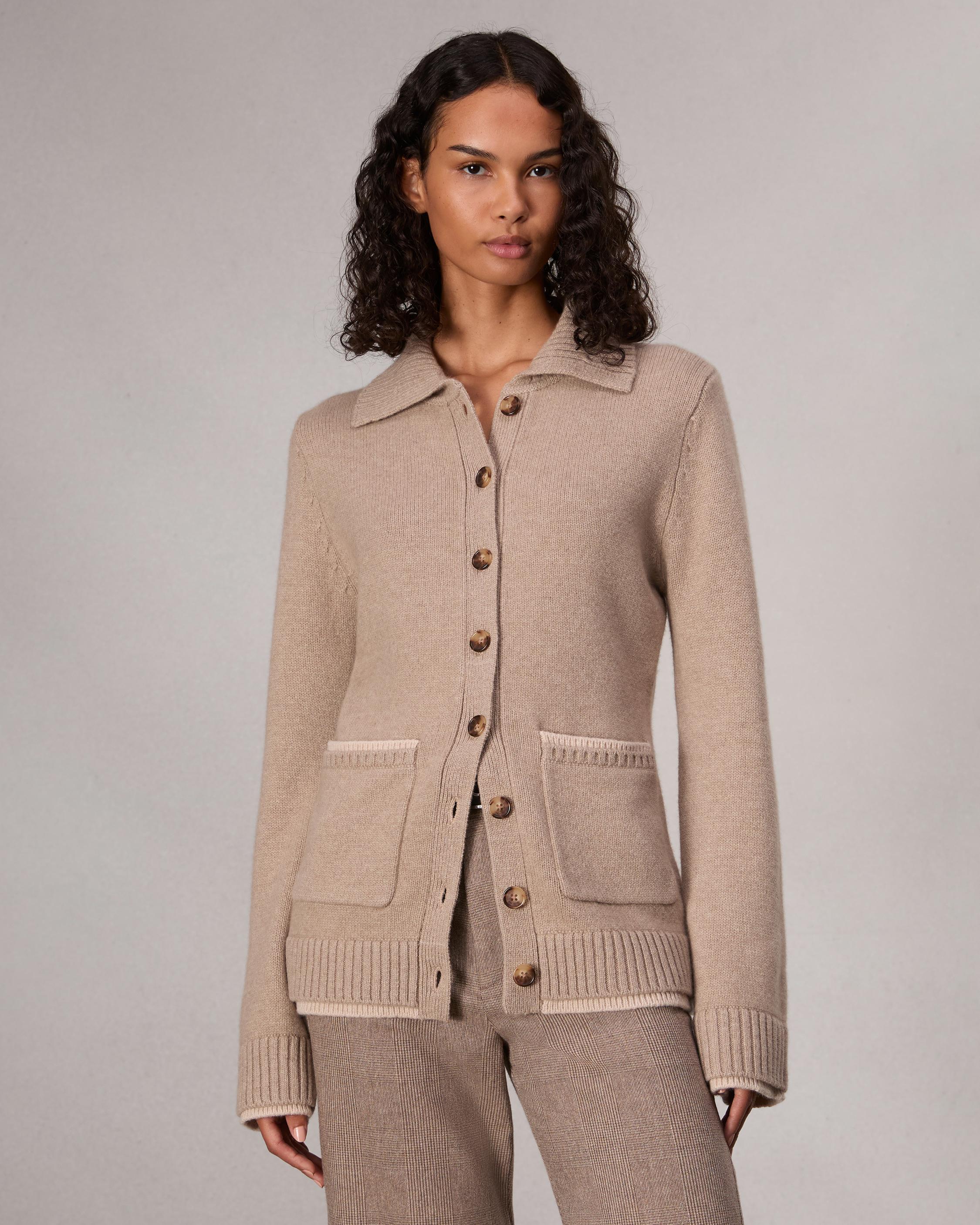 Danica Wool-Cashmere Cardigan image number 1