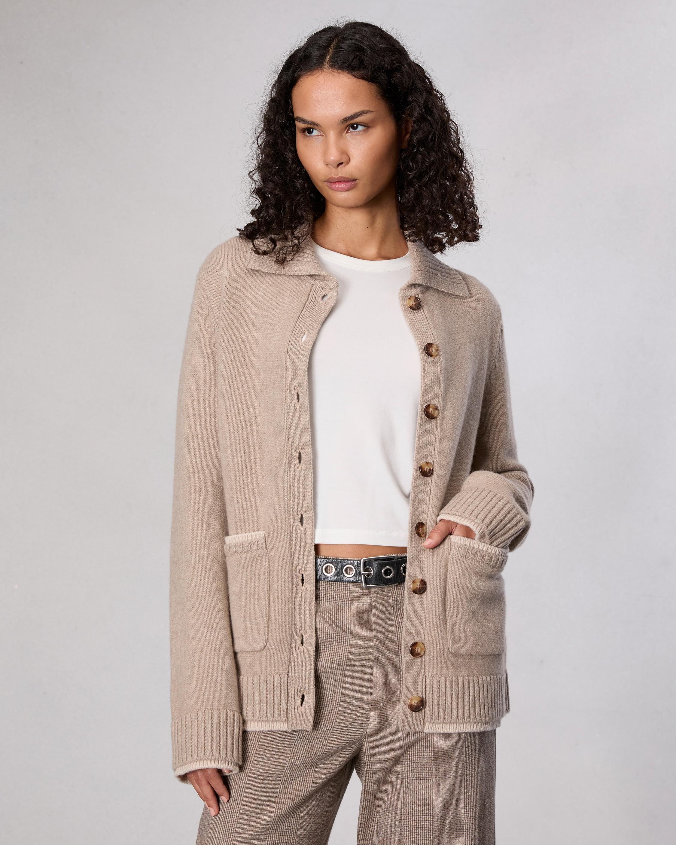 Danica Wool-Cashmere Cardigan image number 3