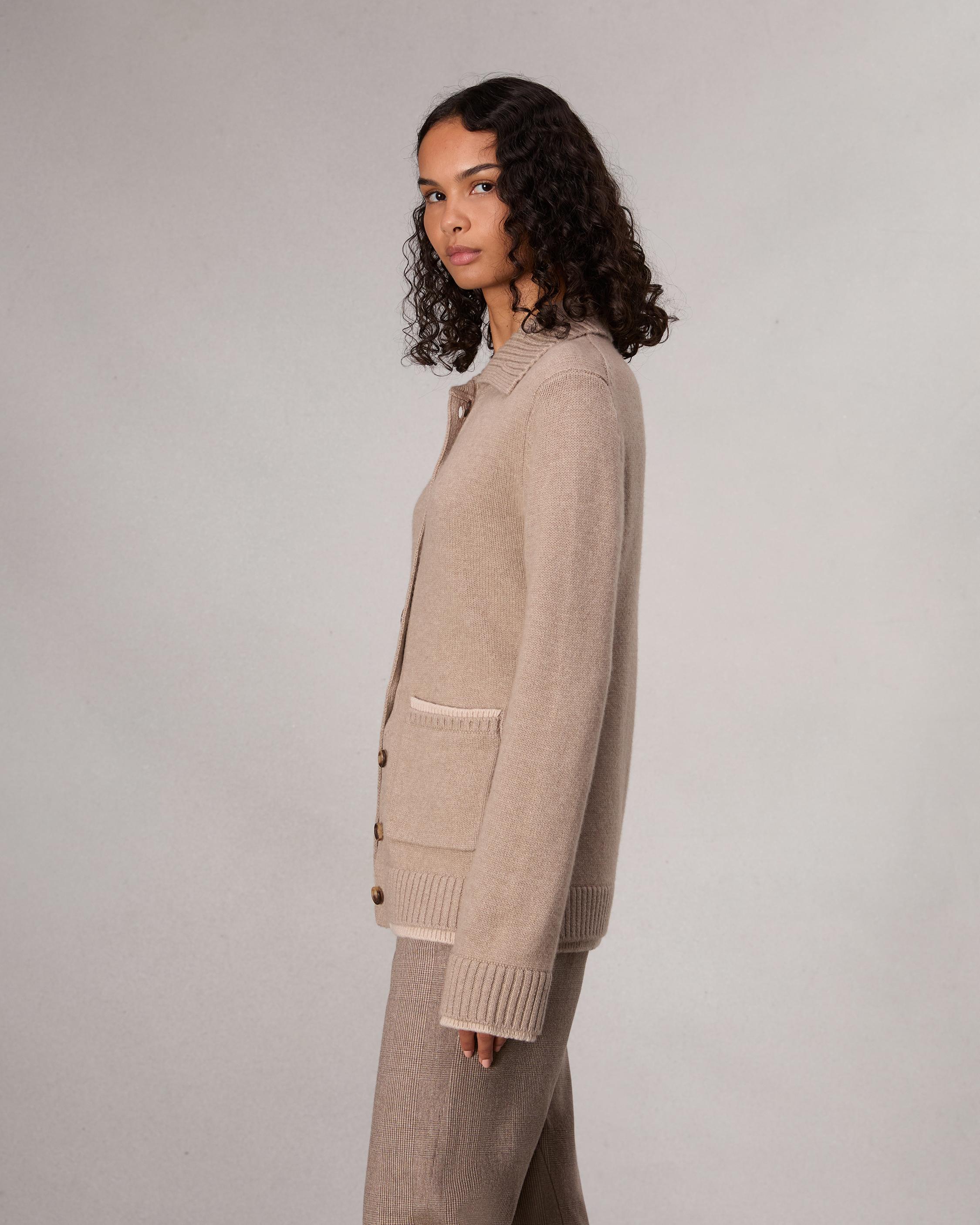 Danica Wool-Cashmere Cardigan image number 5