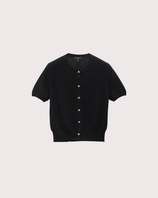 Dina Cotton-Cashmere Cardigan - Black | rag & bone Dina Cotton-Cashmere Cardigan - Black | rag & bone