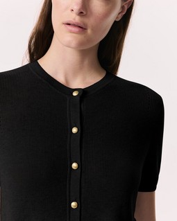 Dina Cotton-Cashmere Cardigan - Black | rag & bone Dina Cotton-Cashmere Cardigan - Black | rag & bone