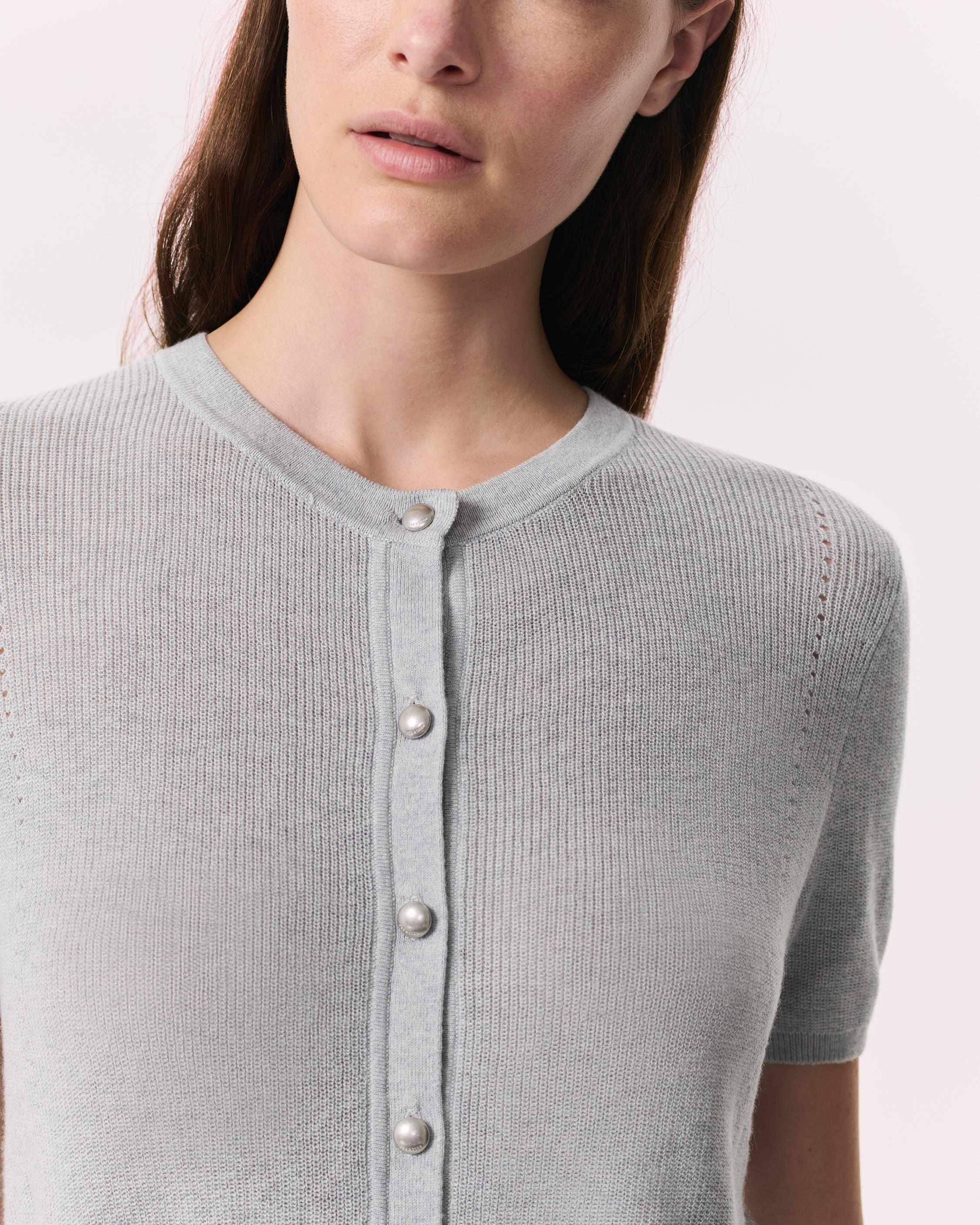 Dina Cotton-Cashmere Cardigan image number 6