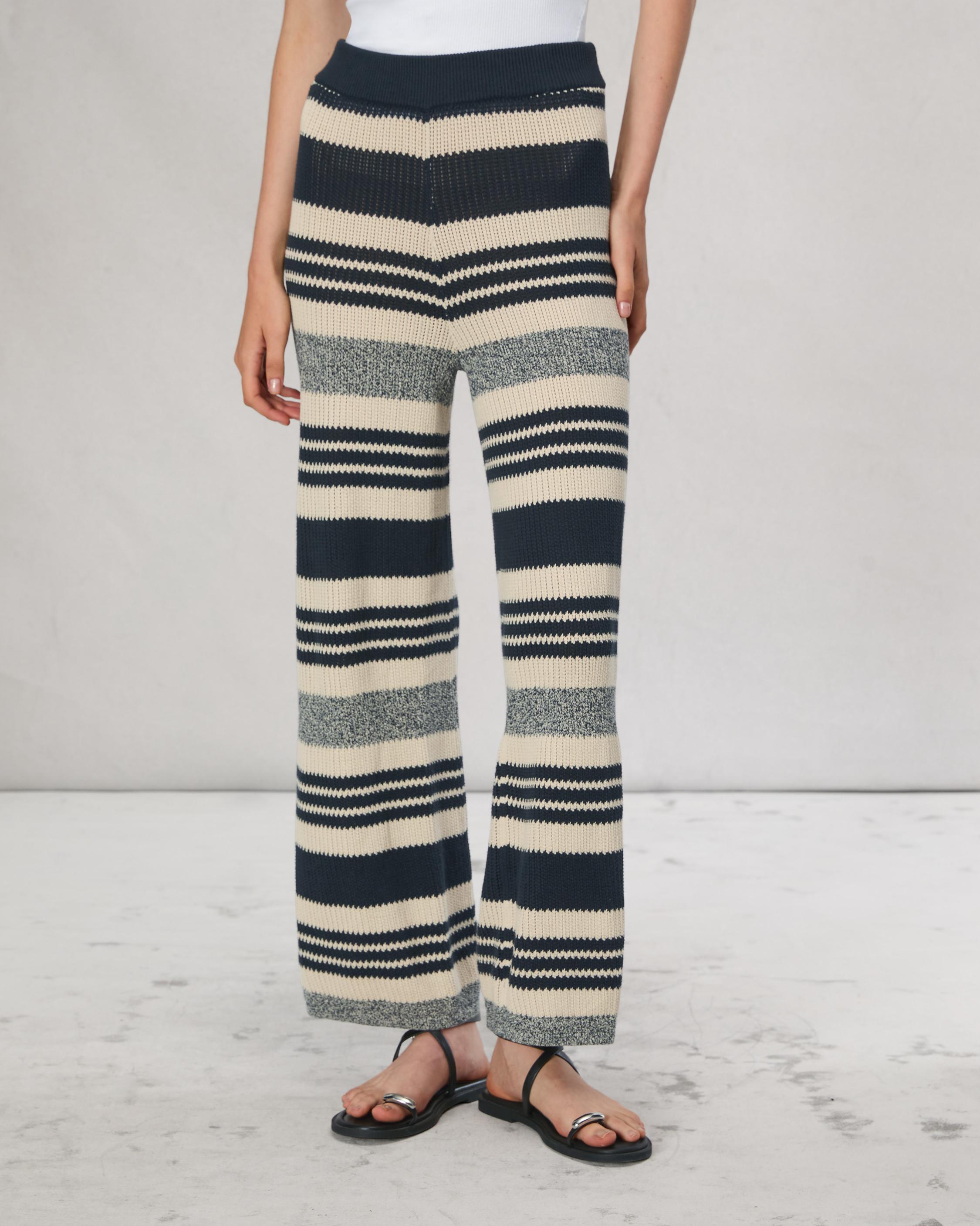 Cyrus Striped Cotton Pant image number 3