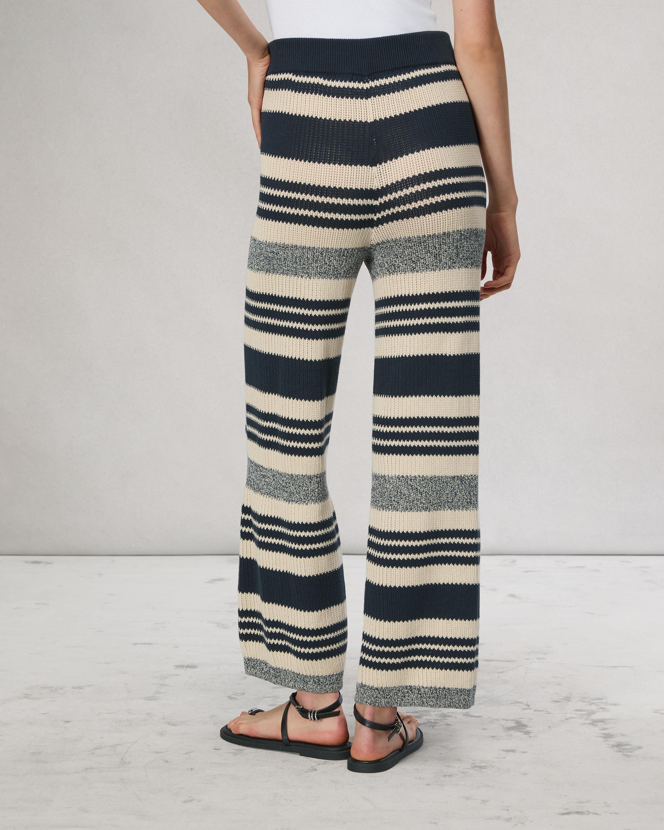 Cyrus Striped Cotton Pant image number 5