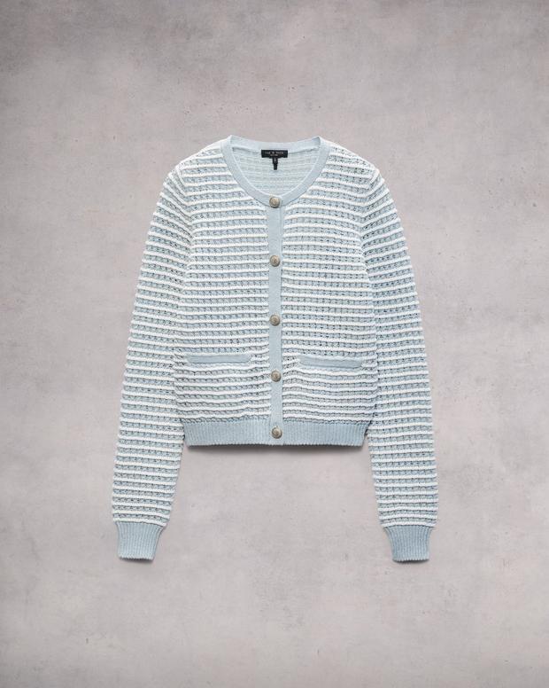 Marlee Cotton Cardigan - Light Blue | rag & bone Marlee Cotton Cardigan - Light Blue | rag & bone