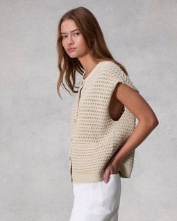 Marlee Cotton Sweater Vest image number 4