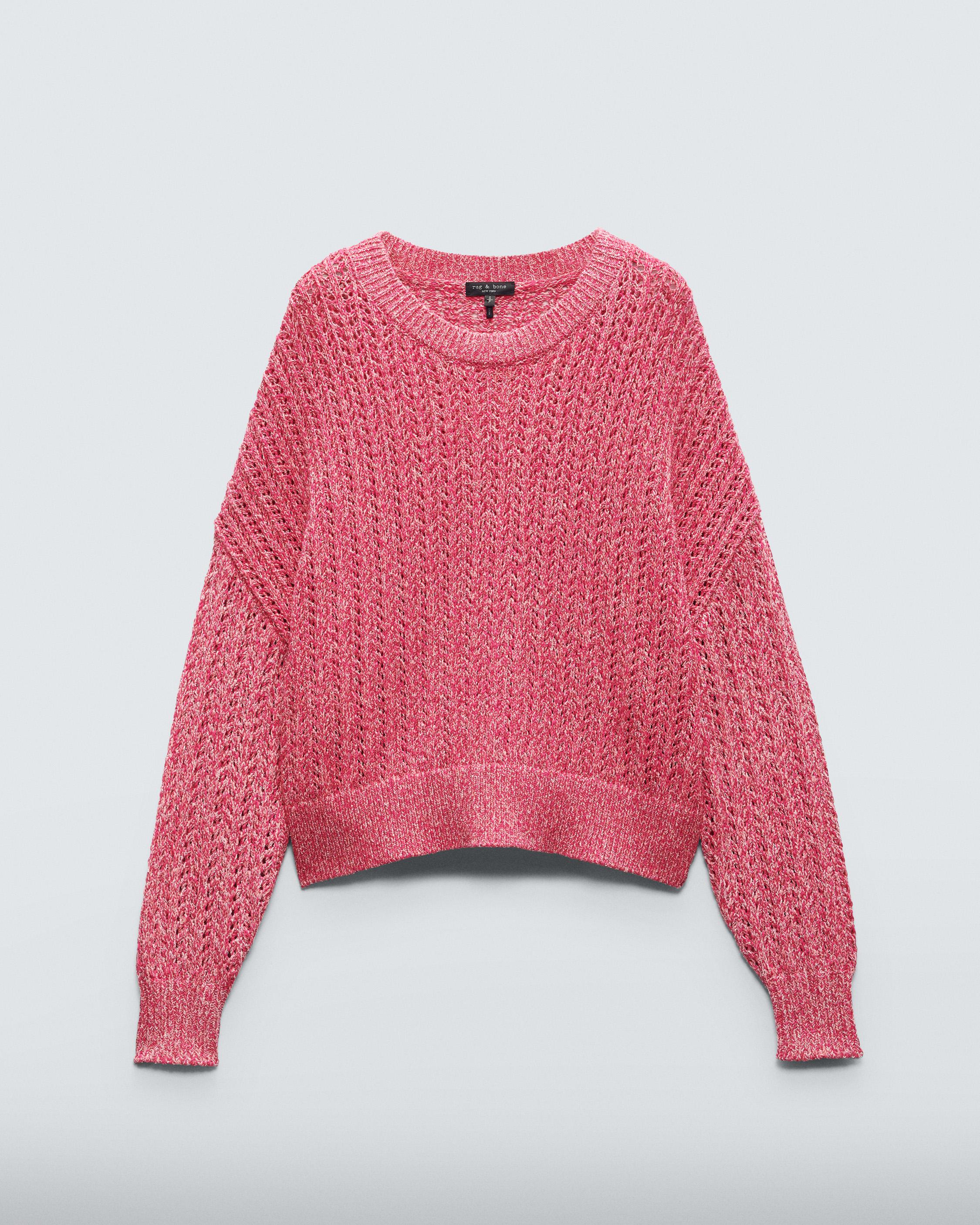 Rag & Bone Women's Cotton Tie-Dye Print Crewneck Sweatshirt Pink Size -  Shop Linda's Stuff