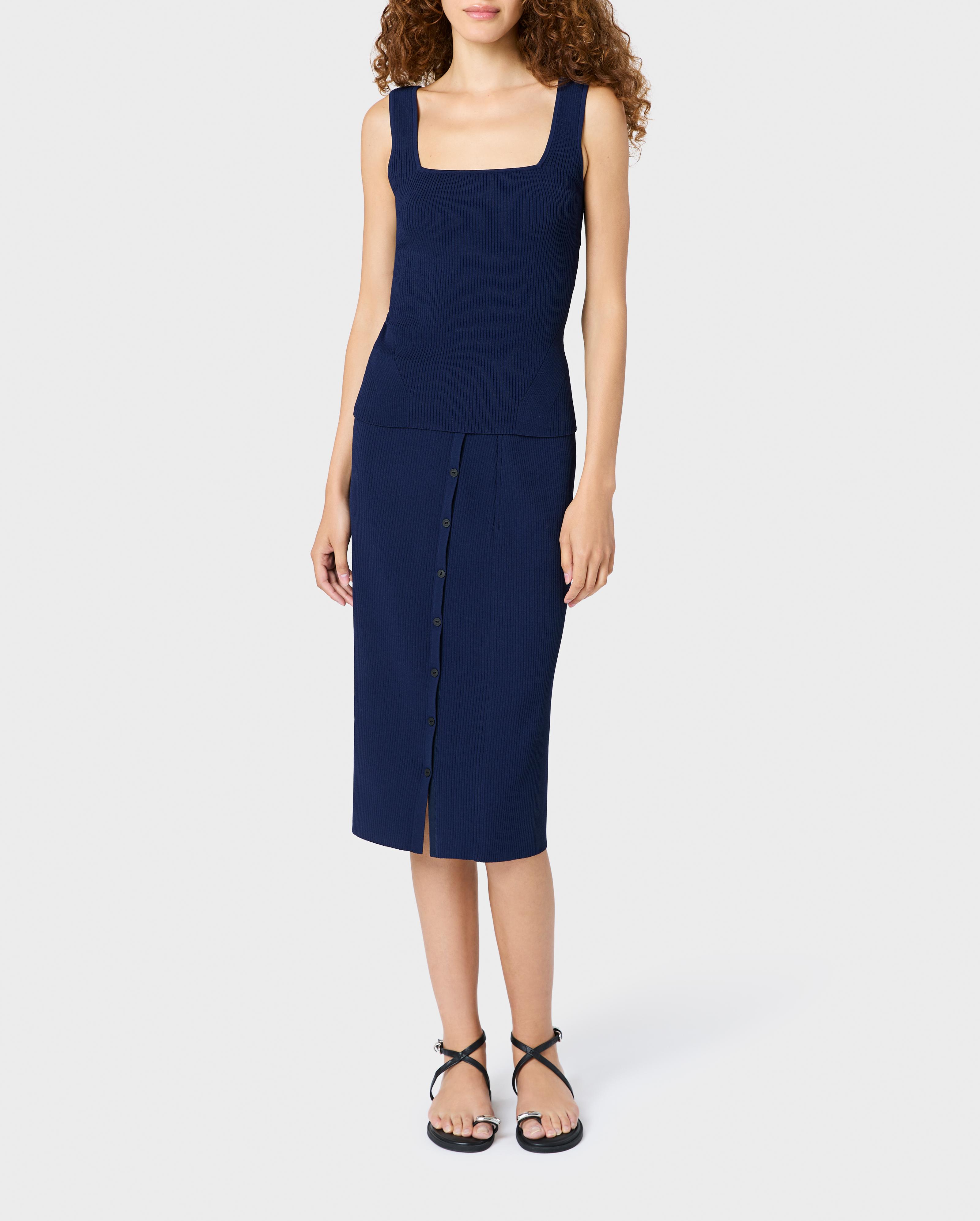 Asher Viscose Square Neck Tank image number 1