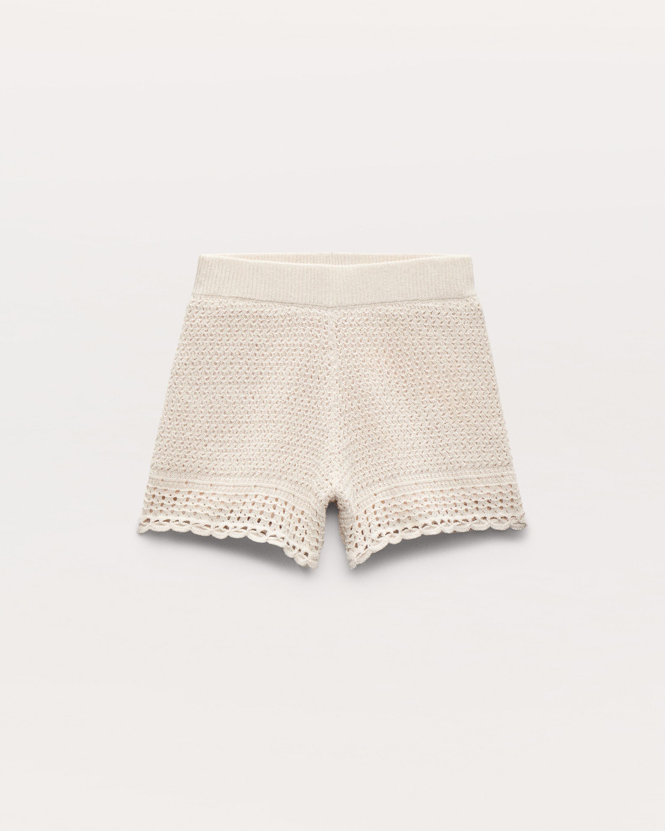 Khloe Open-Knit Shorts image number 2