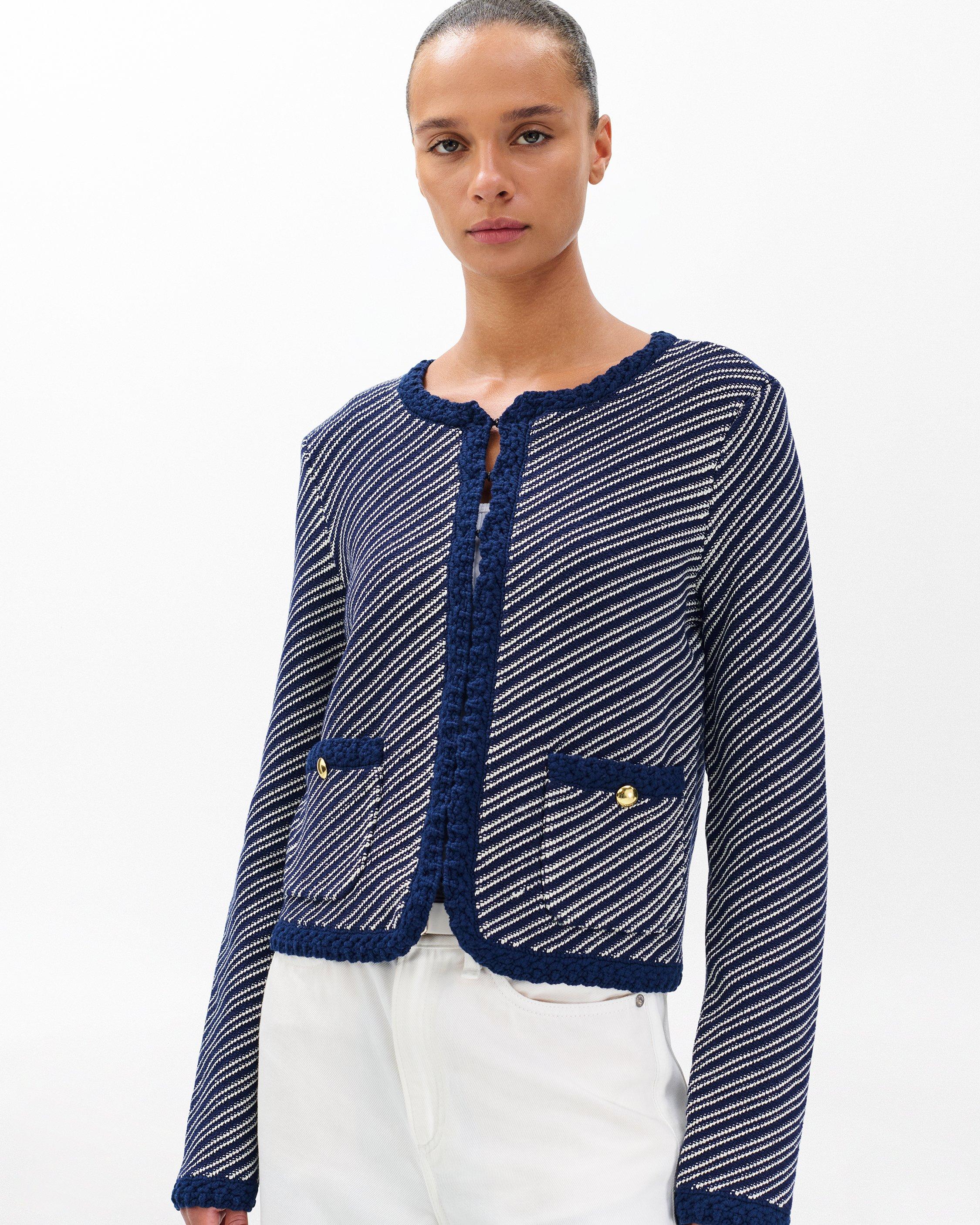 Claire Striped Cardigan image number 1