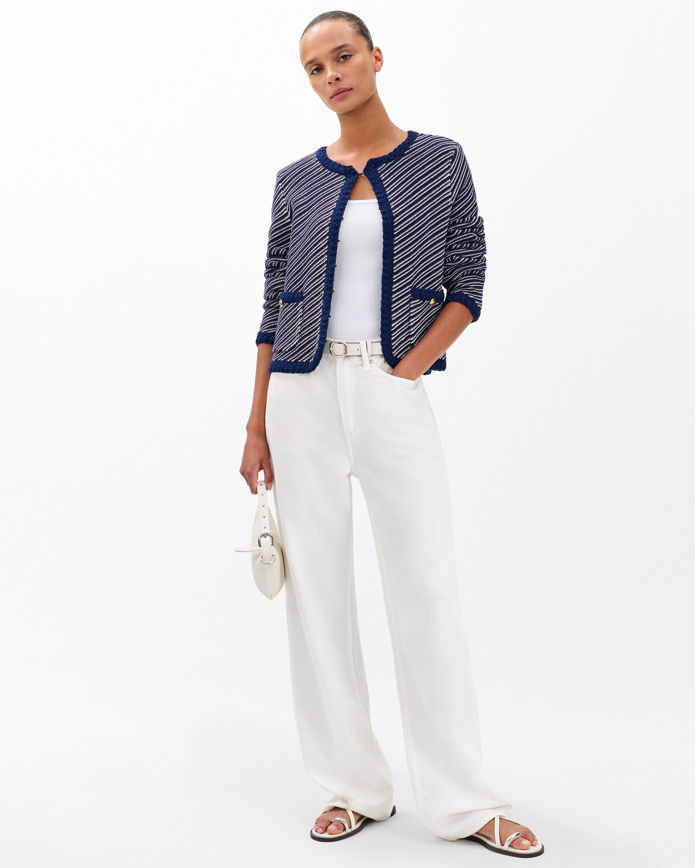 Claire Striped Cardigan image number 2