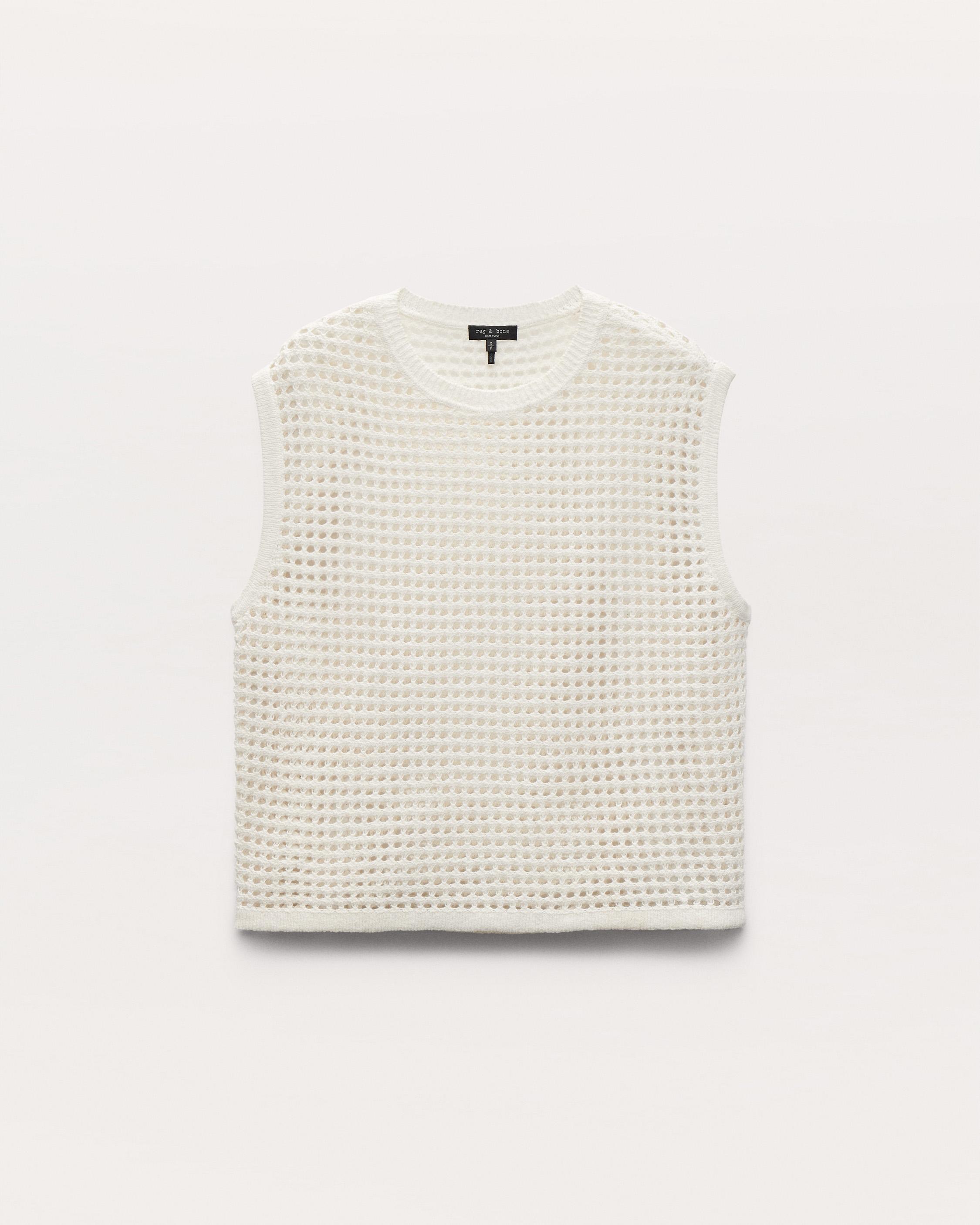 Ezra Open-Knit Vest - image 2