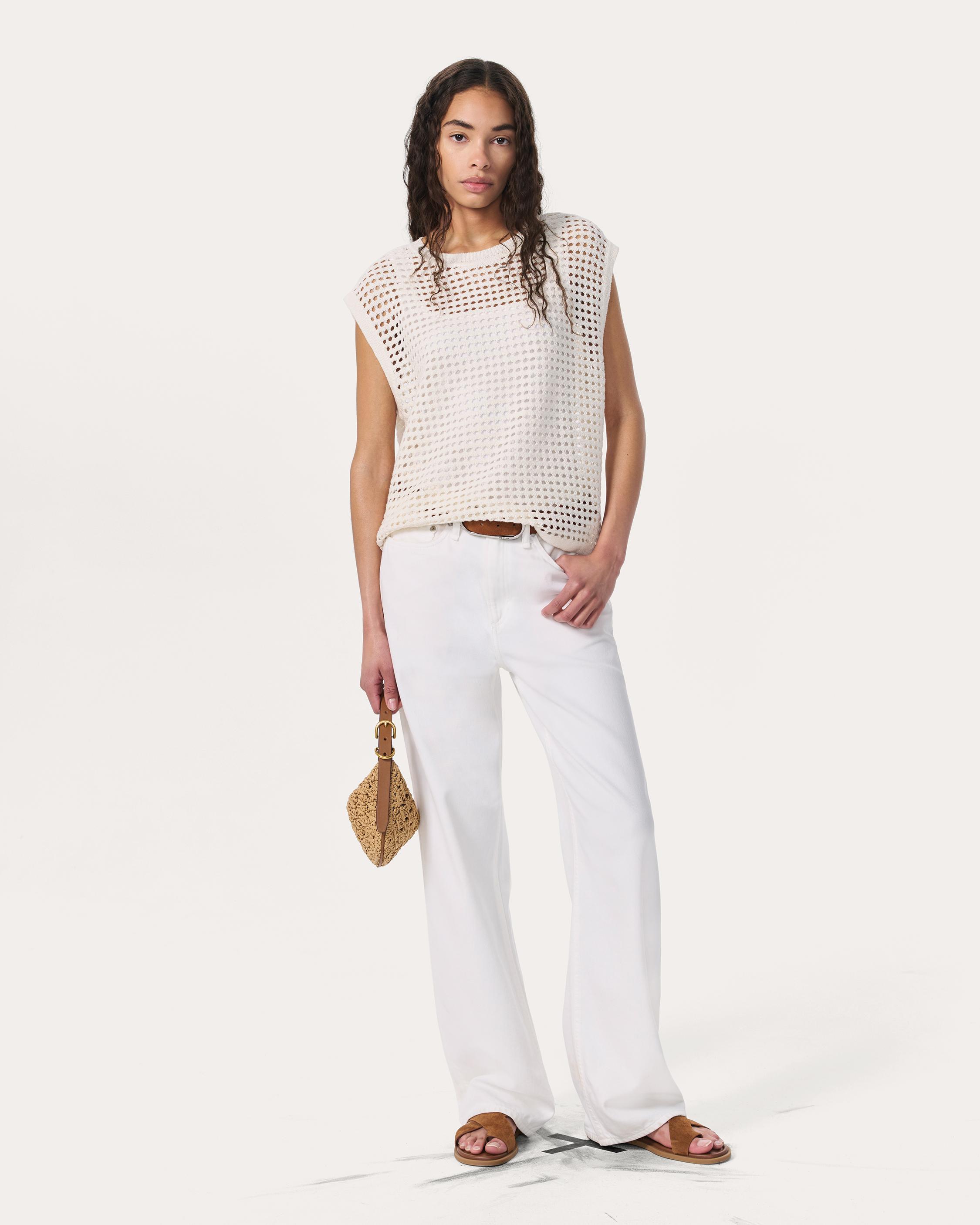 Ezra Open-Knit Vest - image 3