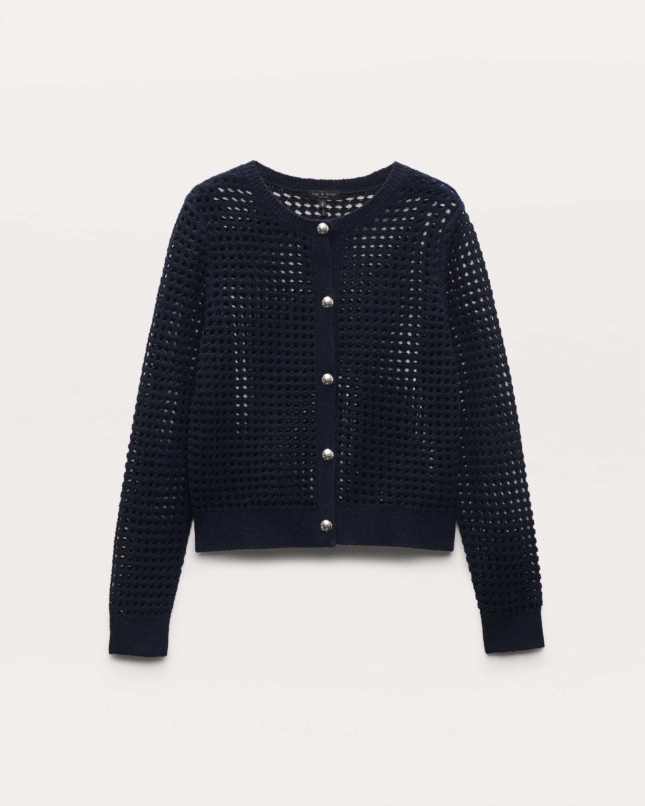 Ezra Open-Knit Cardigan - image 2