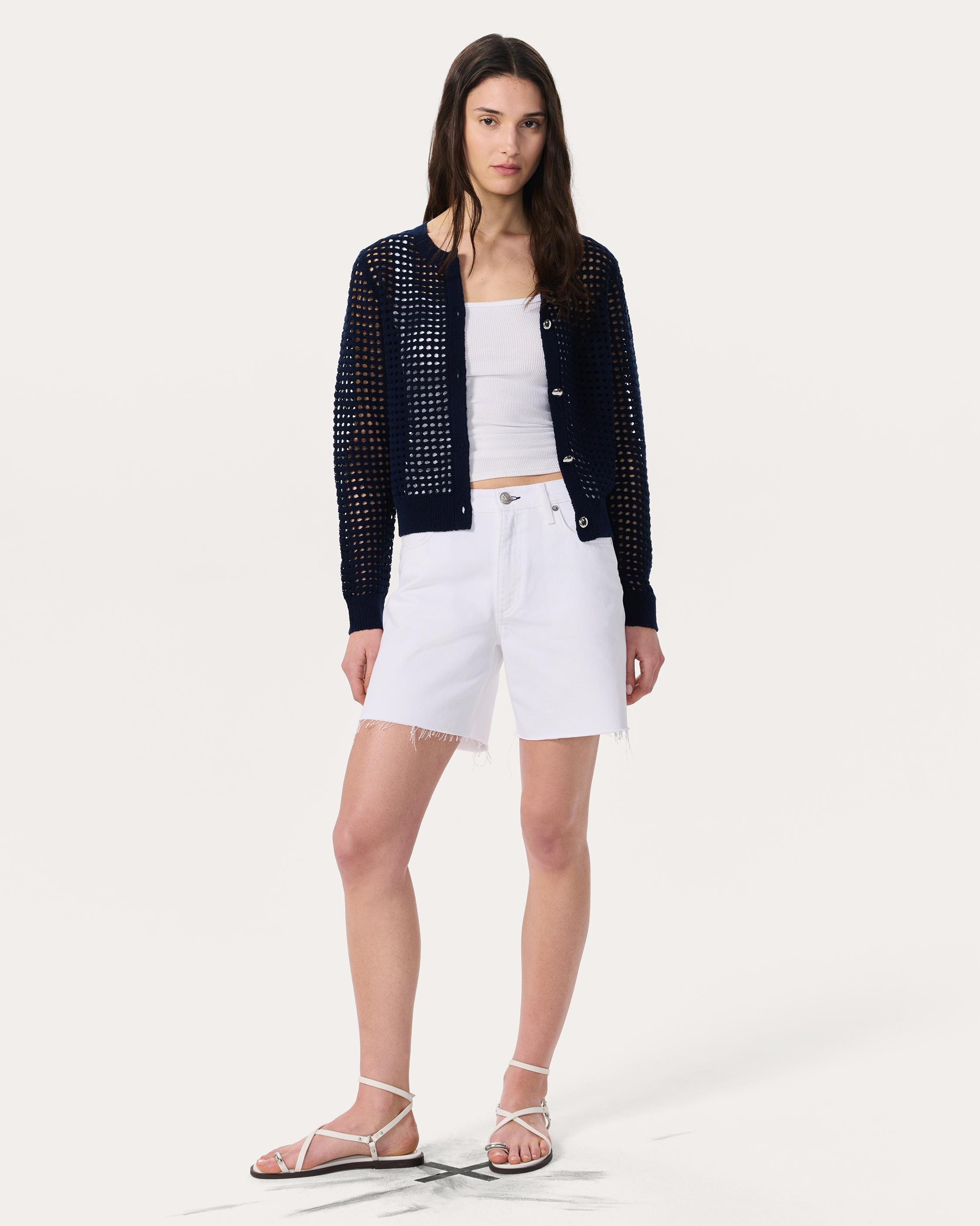 Ezra Open-Knit Cardigan image number 3