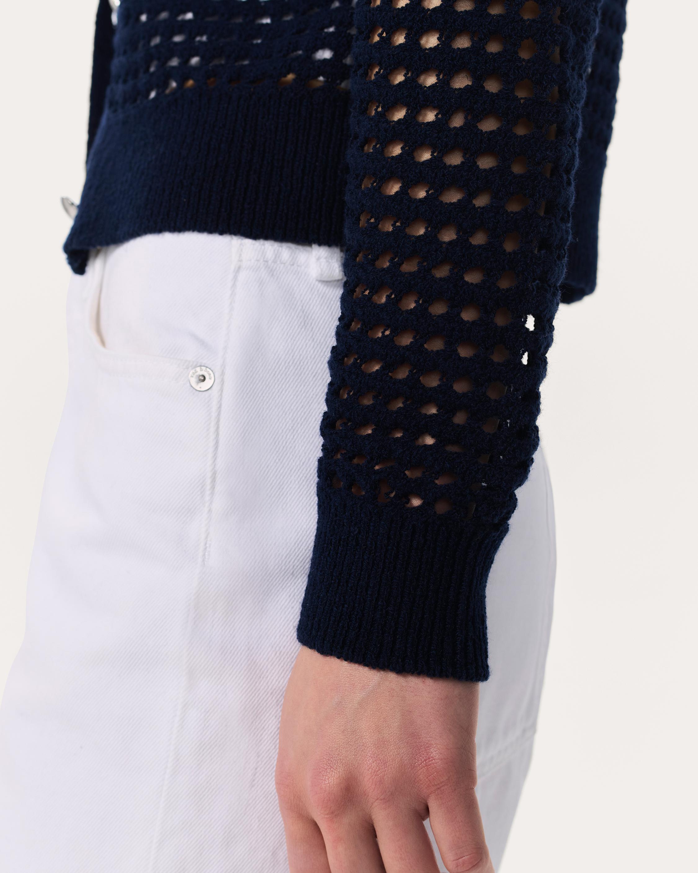 Ezra Open-Knit Cardigan image number 6