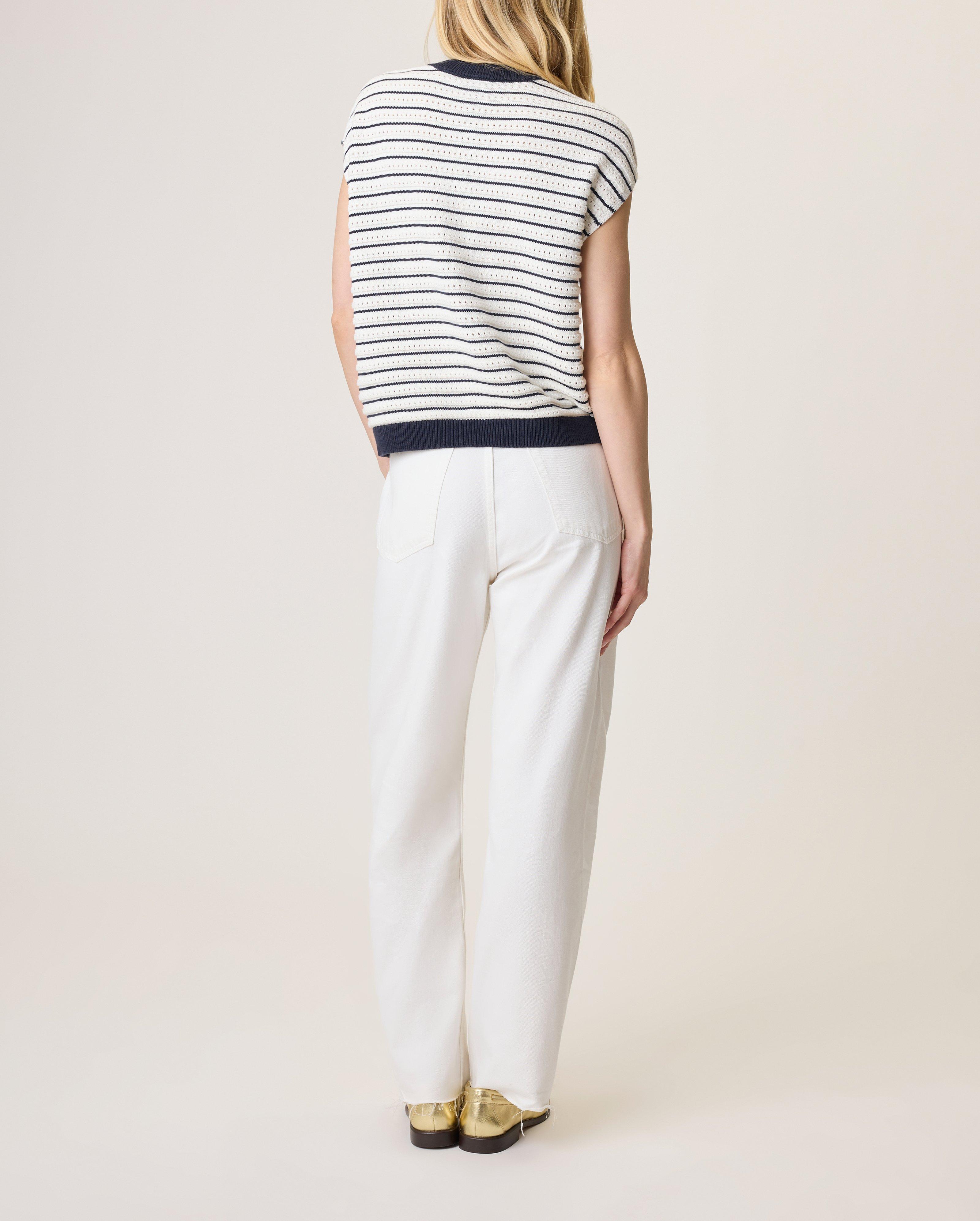 Evelyn Stripe Vest image number 2