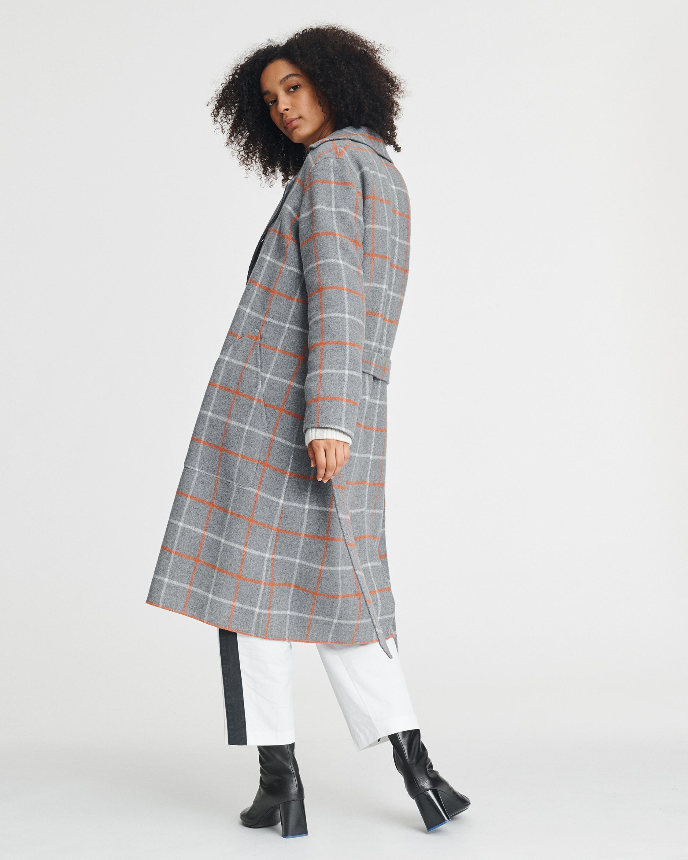 Rag and bone hot sale plaid coat