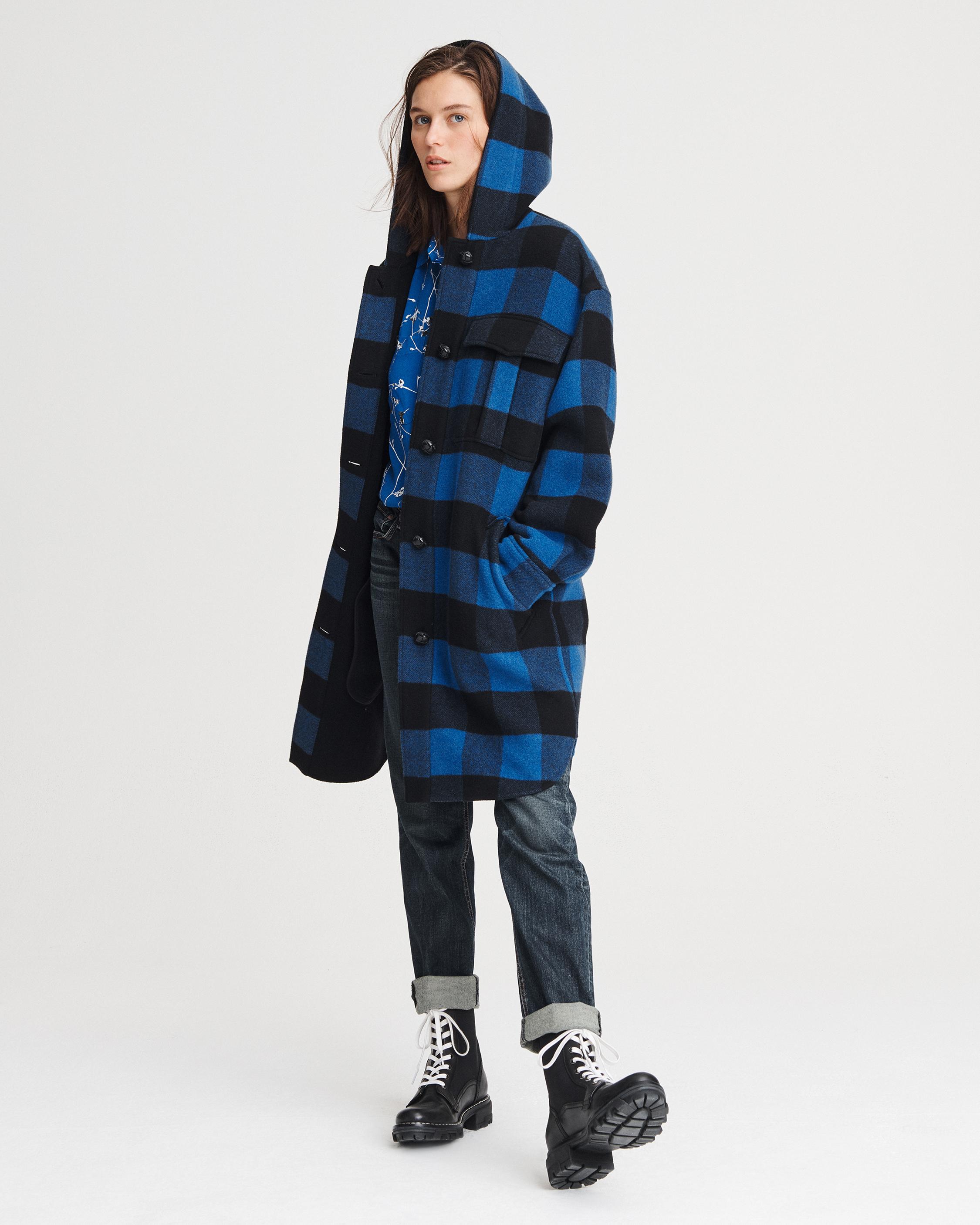 Rag and bone deals plaid coat