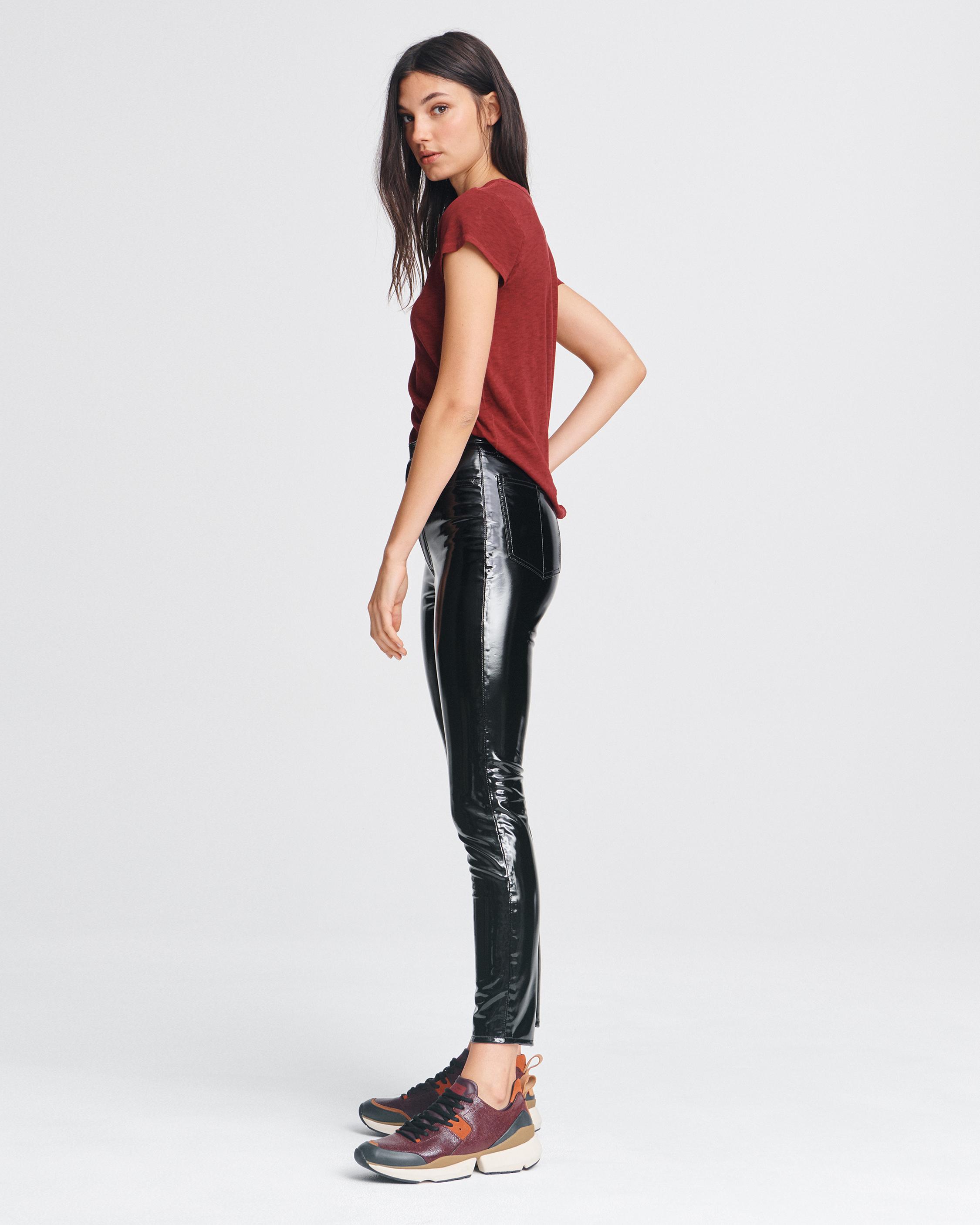 Womens Vinyl Pants 