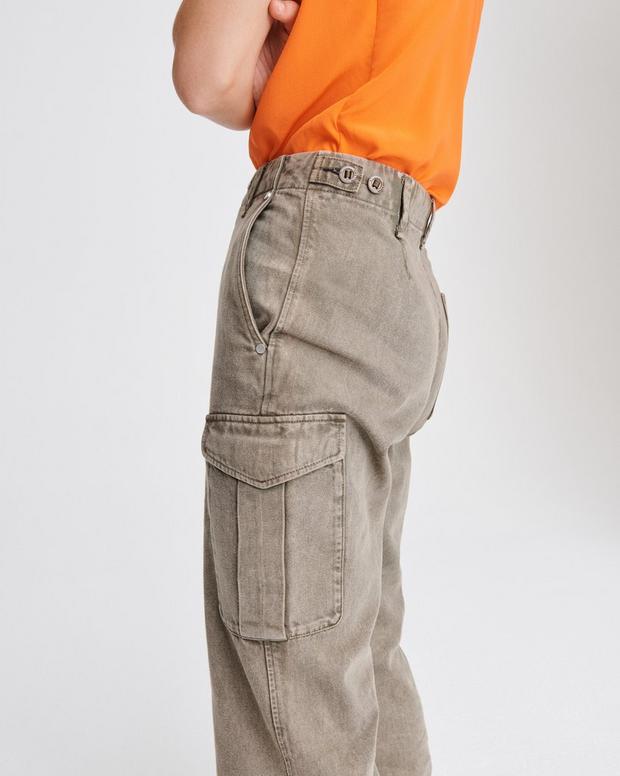 Super High-Rise Cotton Cargos image number 5