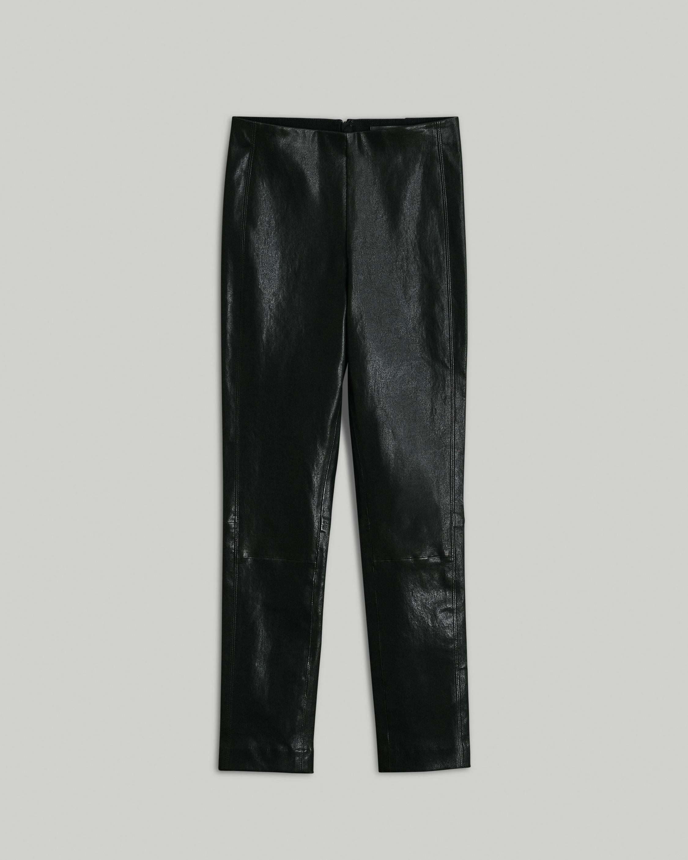Simone Sport Pants with Ankle Zipper in Black