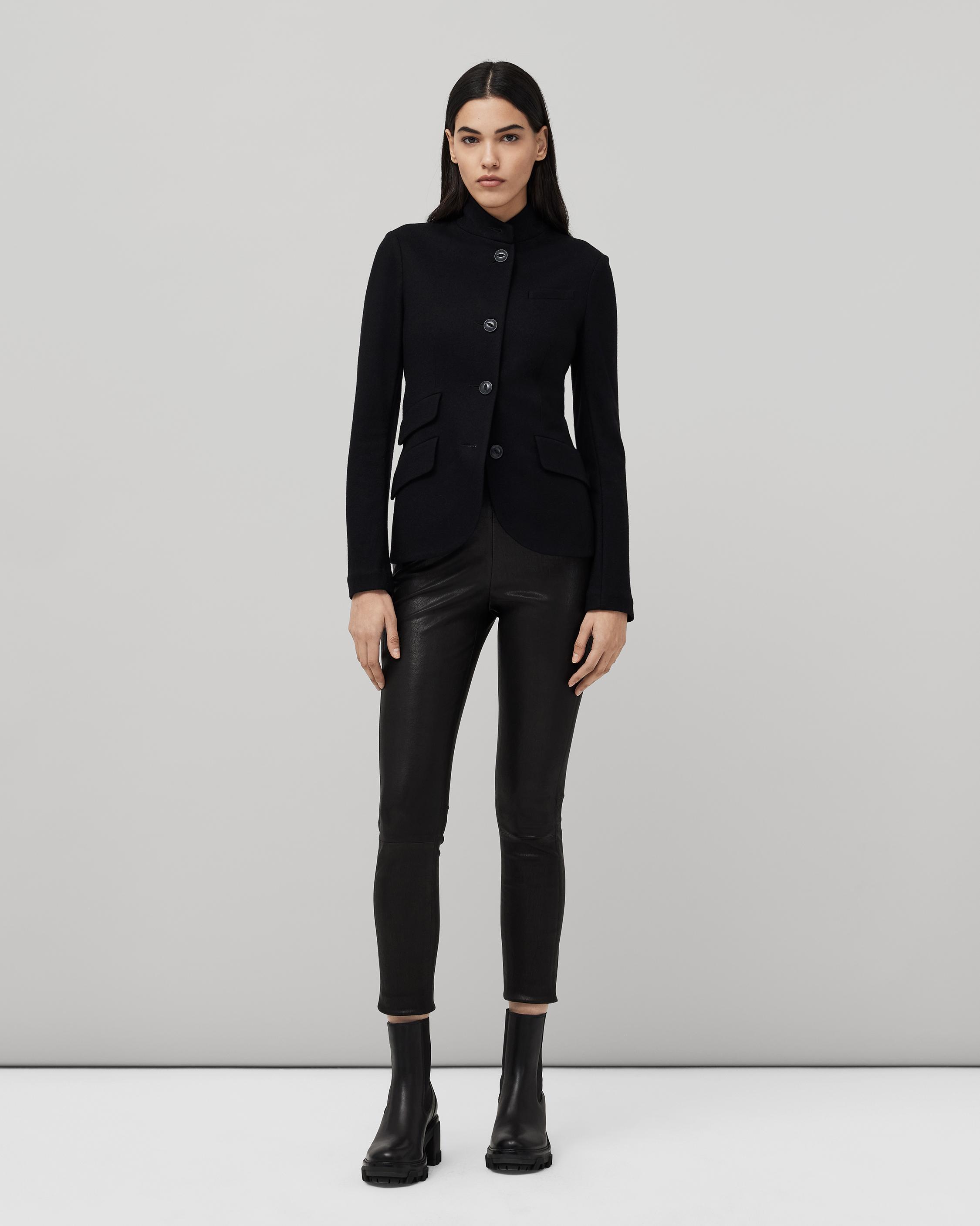 $327 Rag & Bone Women's Black Simone Mid-Rise Flare Dress Pants