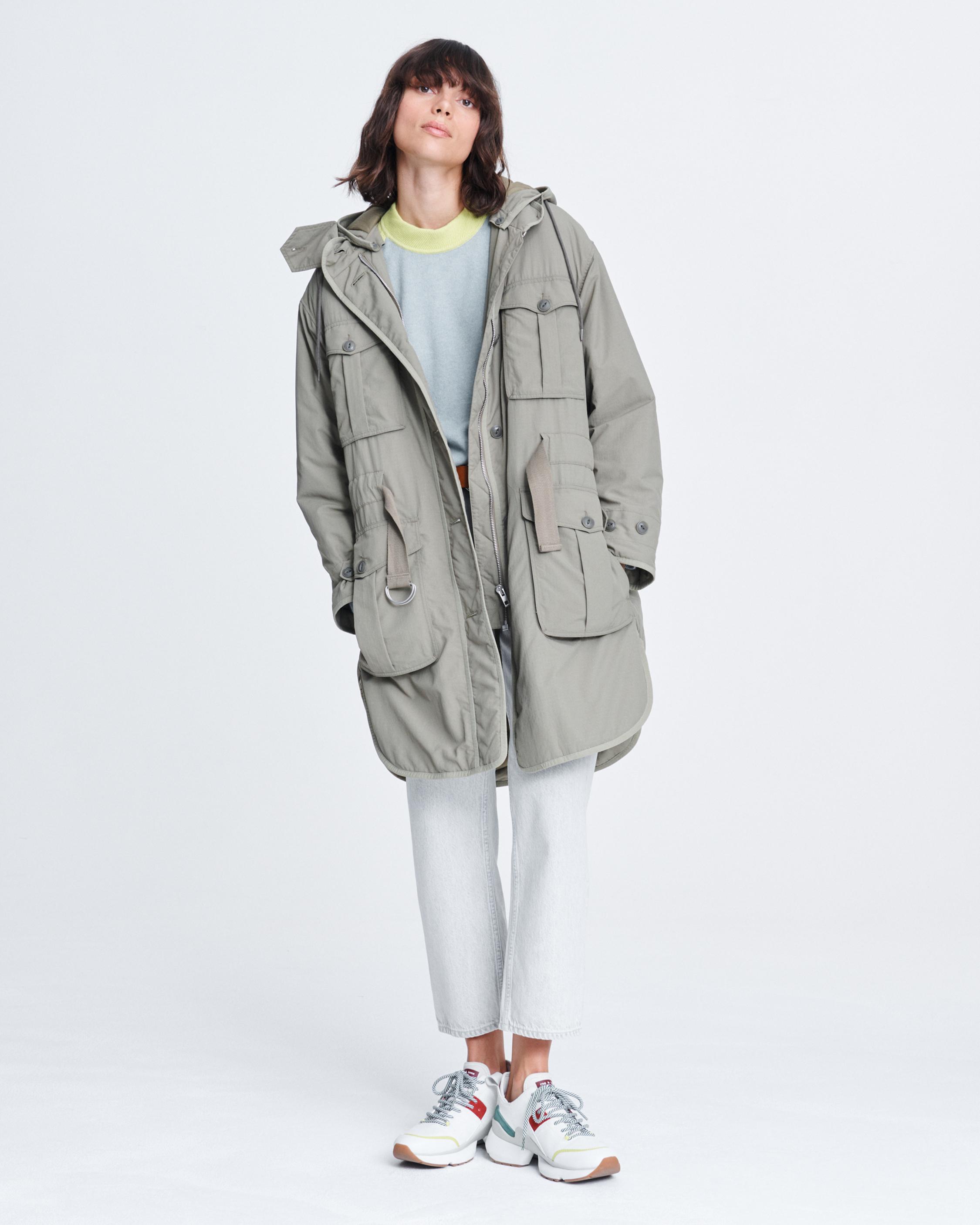 Basse Puffer Coat for Women in Light Olive | rag & bone