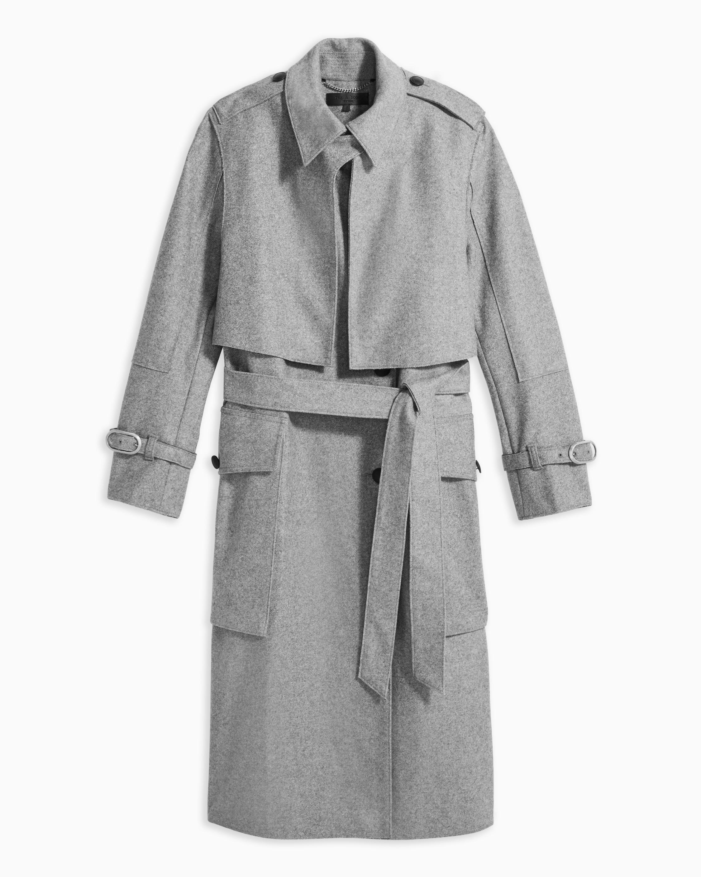 Jonah Wool Blend Trench | rag & bone