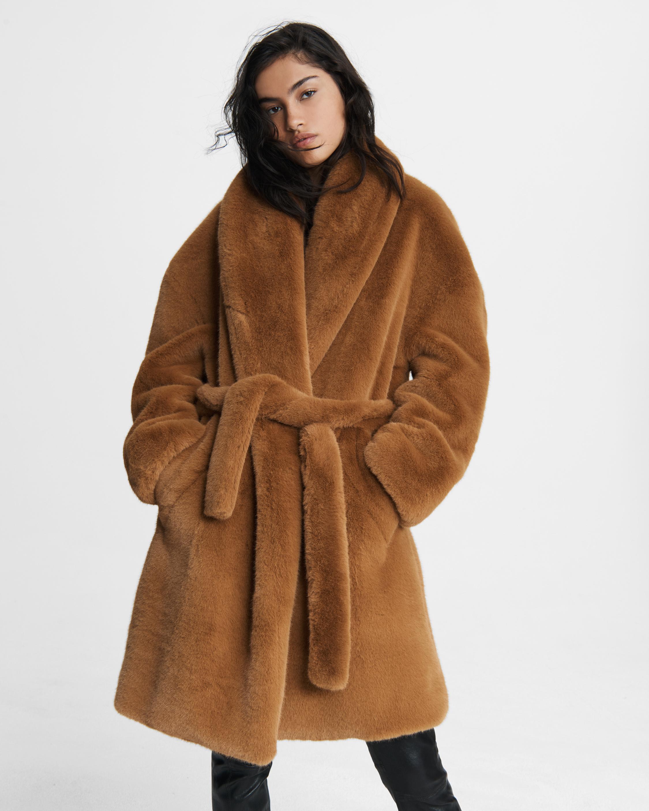 Bijou Faux Fur Coat | rag & bone