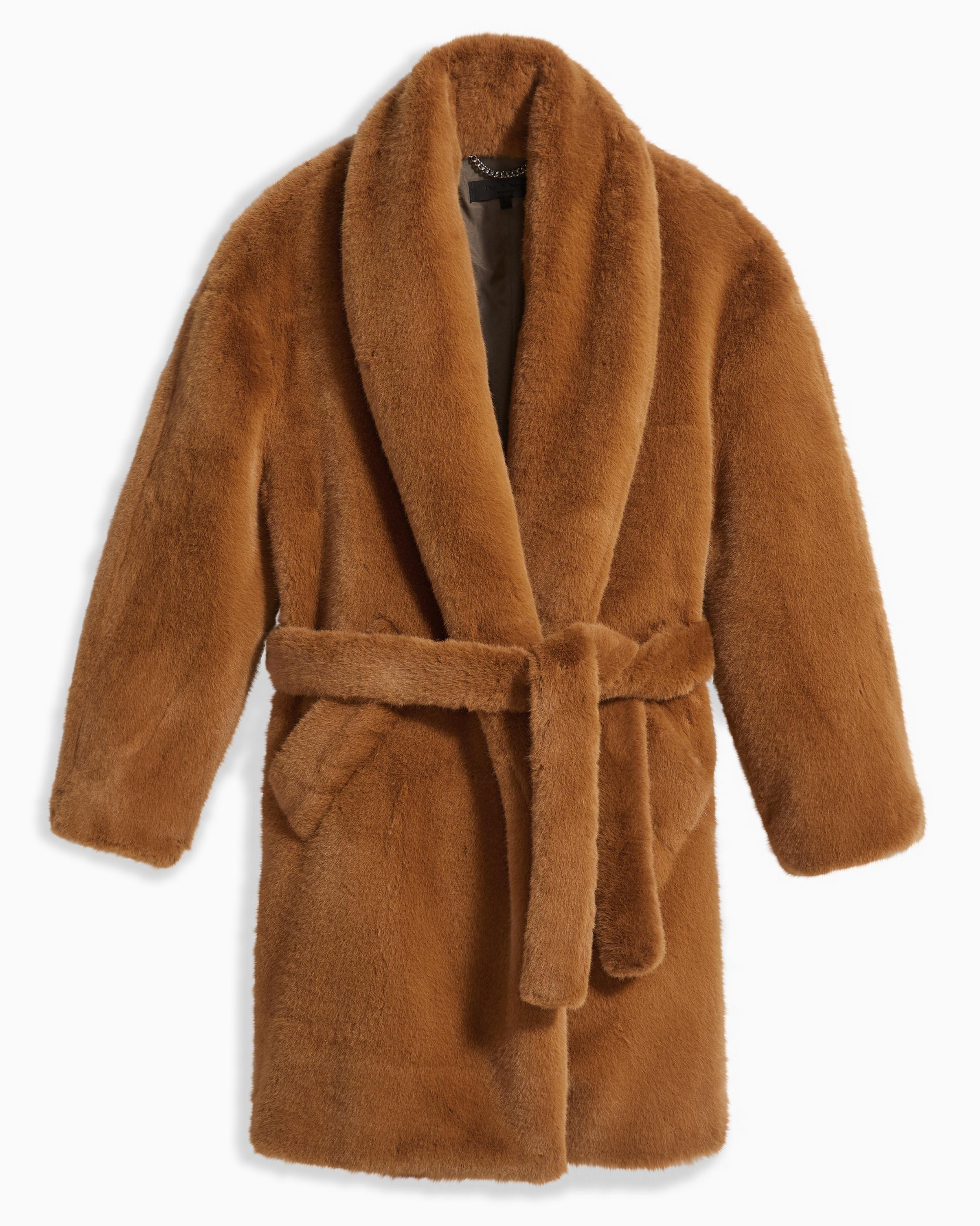 Bijou Faux Fur Coat | rag & bone