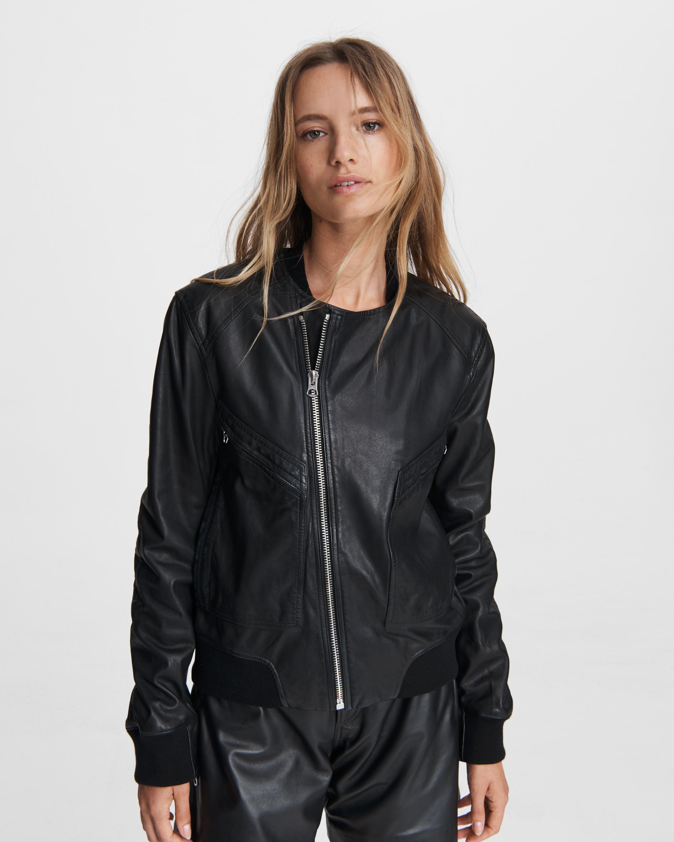 Nightfall Leather Bomber