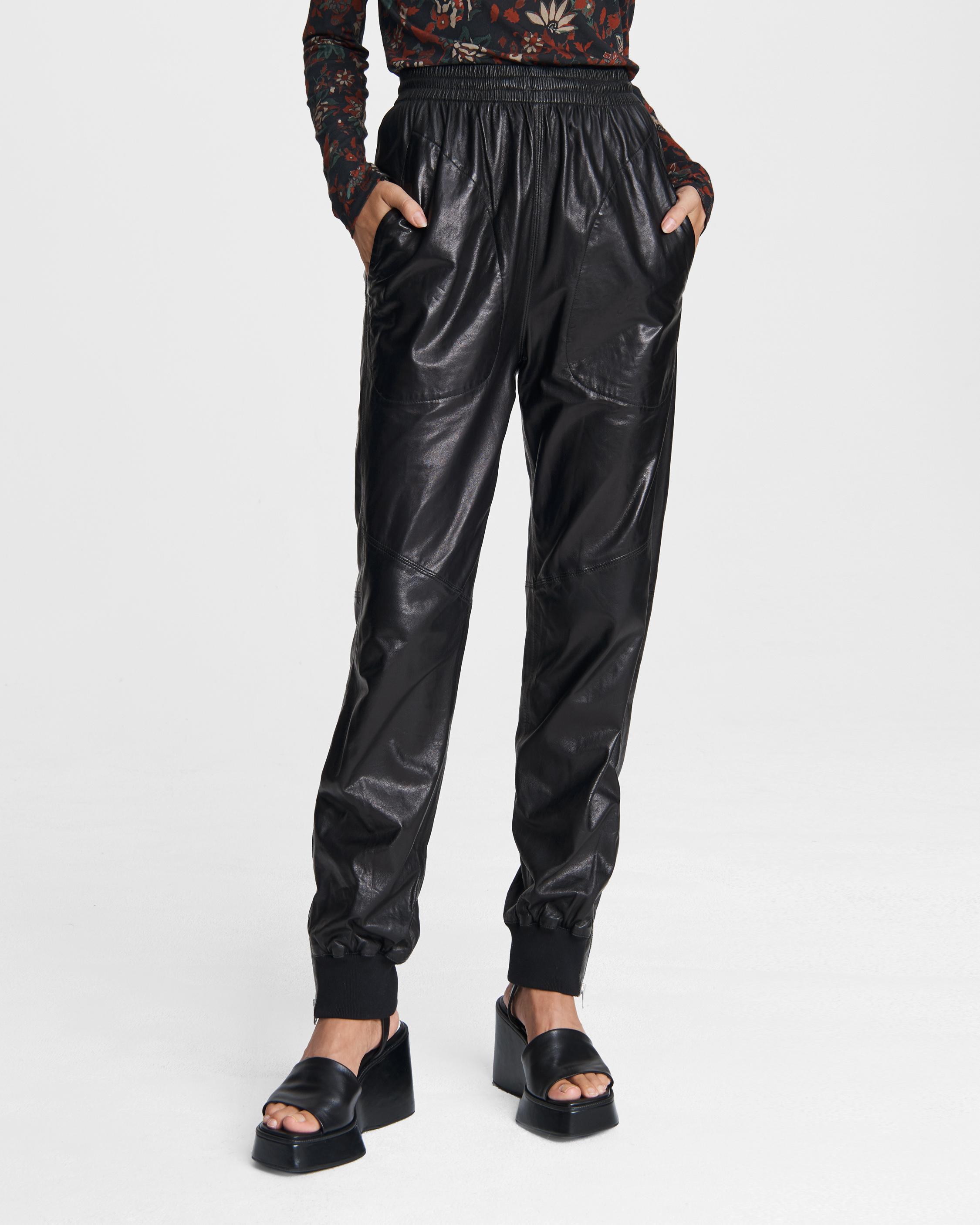 Leather Jogger Pant