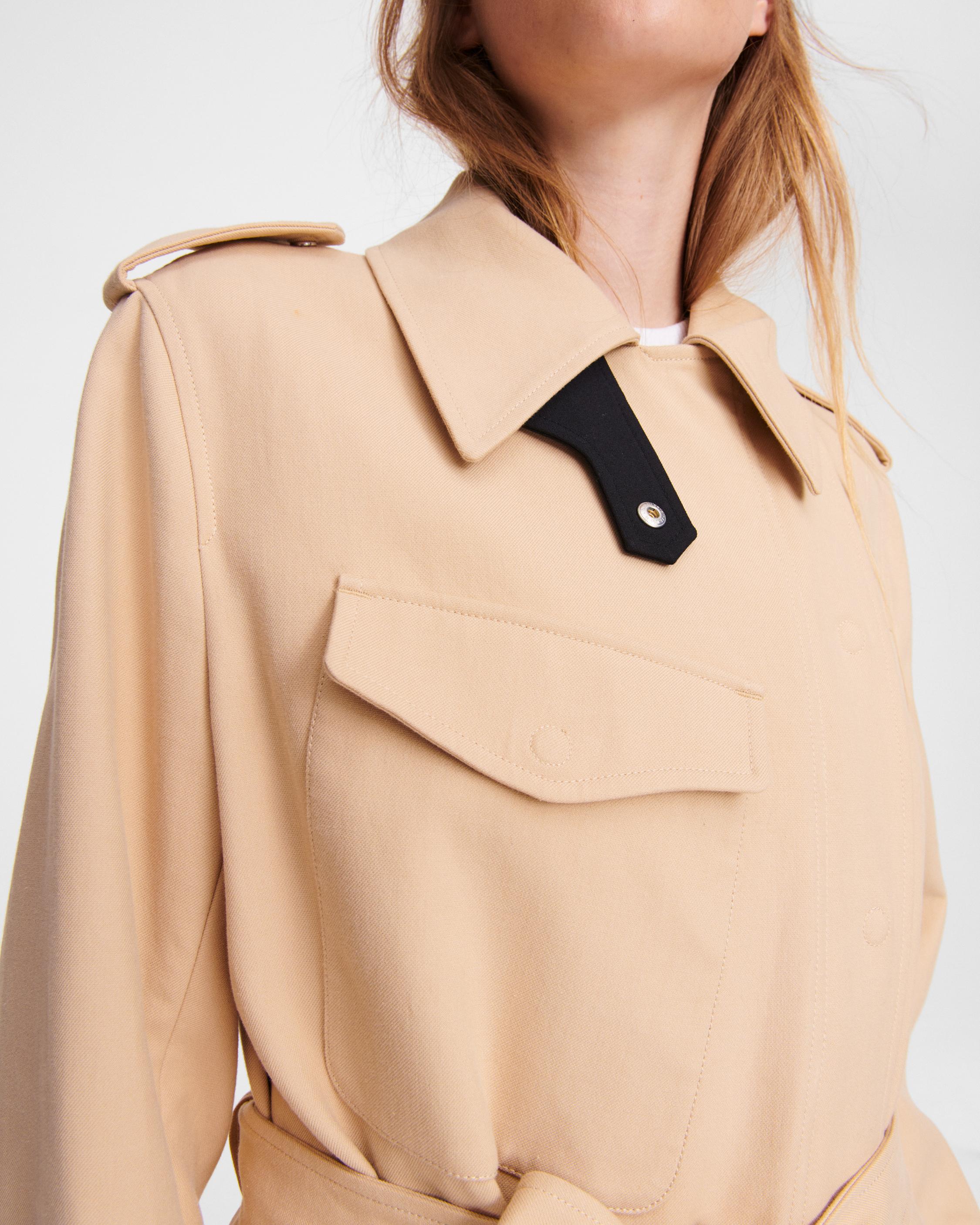 Allsaints myla hot sale trench coat