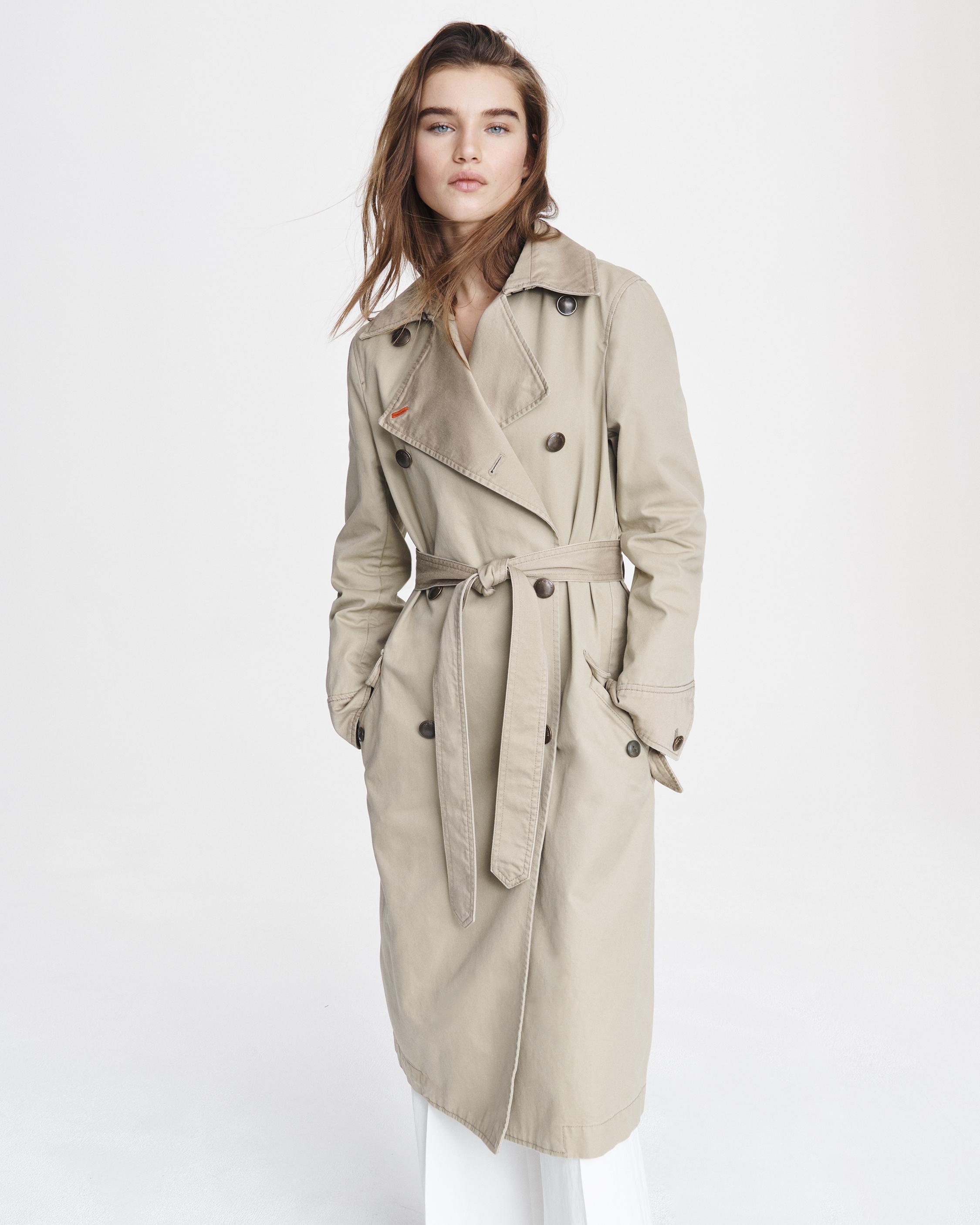 Adriene Cotton Women's Trench Coat