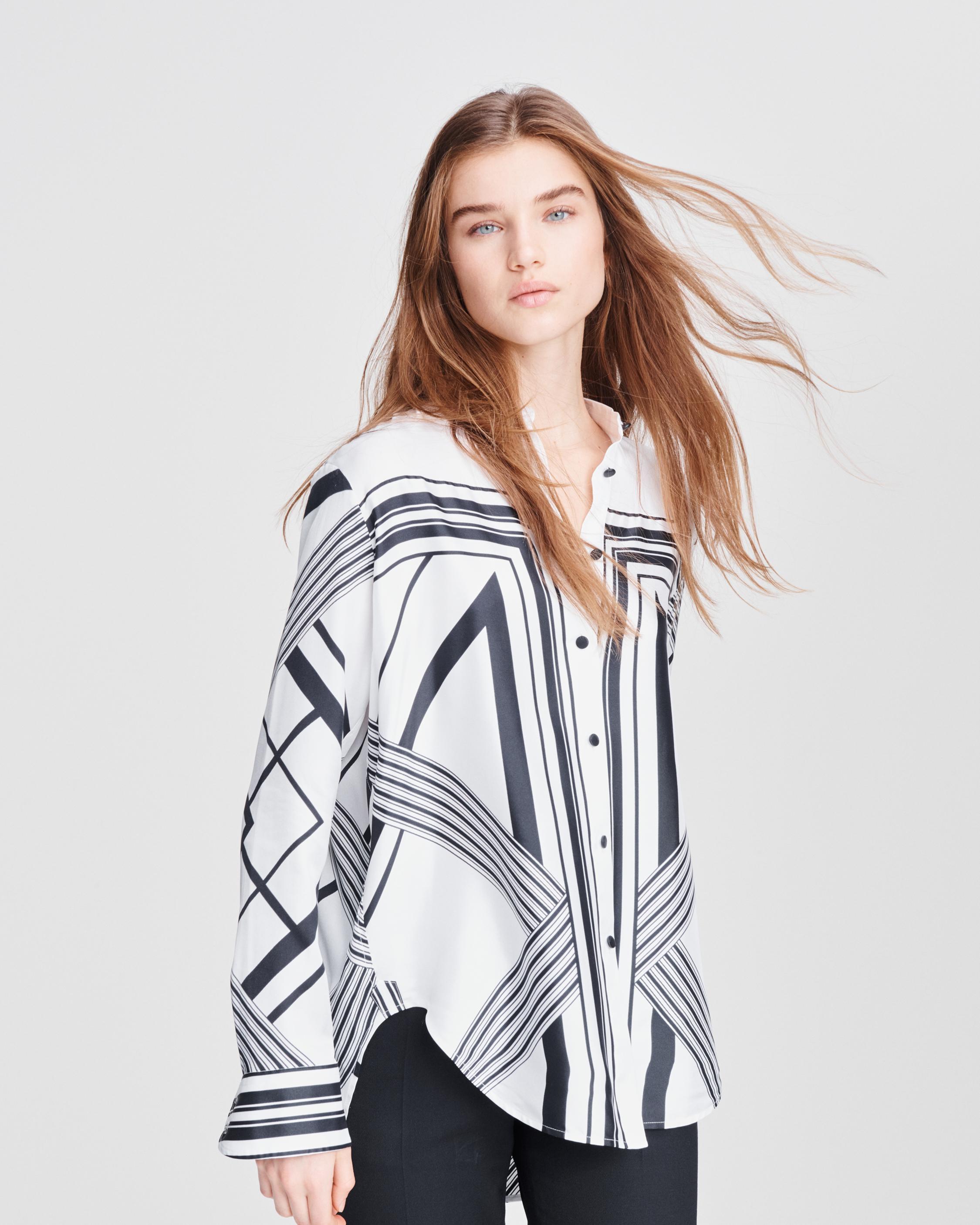 Rag & bone silk 2024 blouse