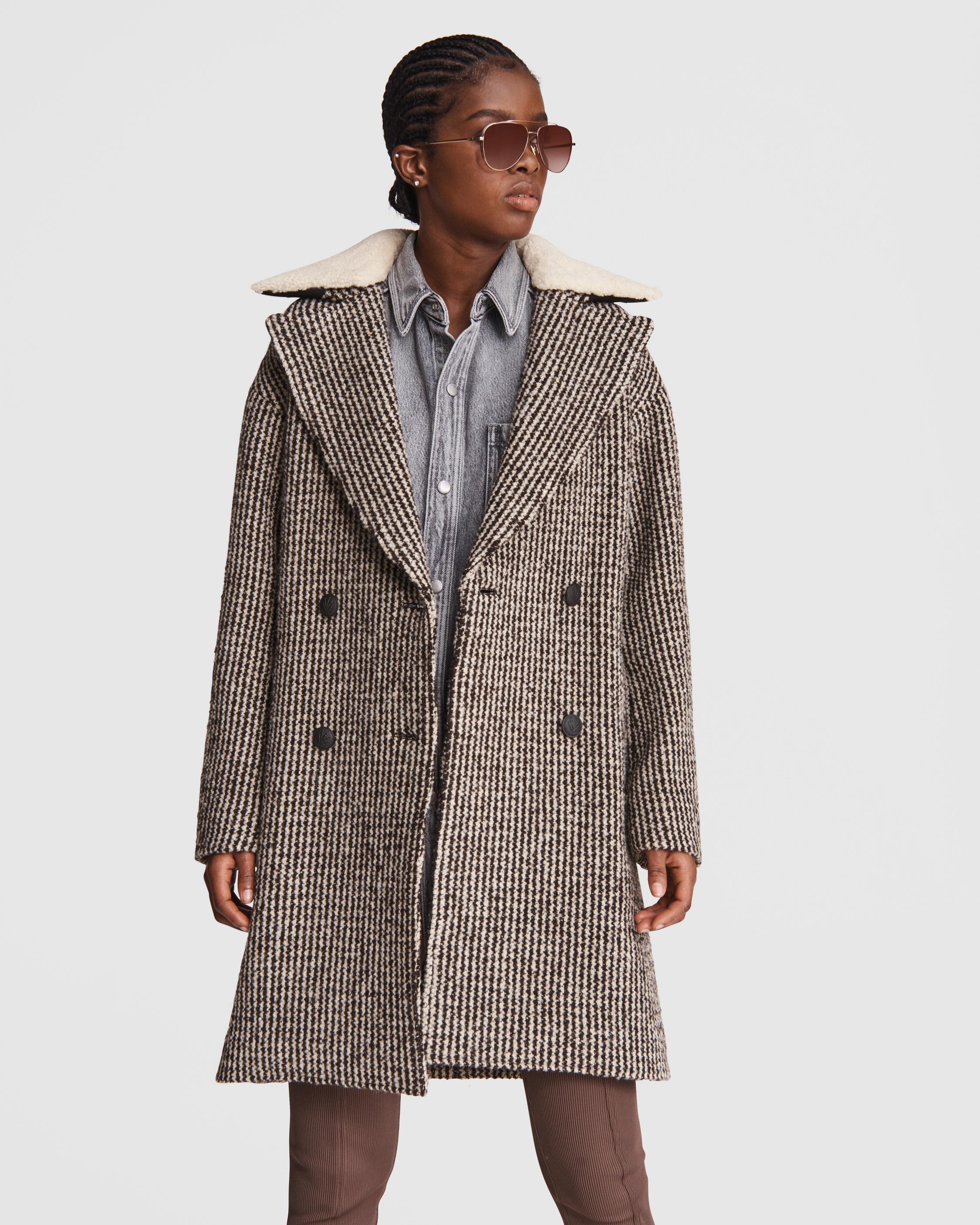 Plaid 2025 cocoon coat