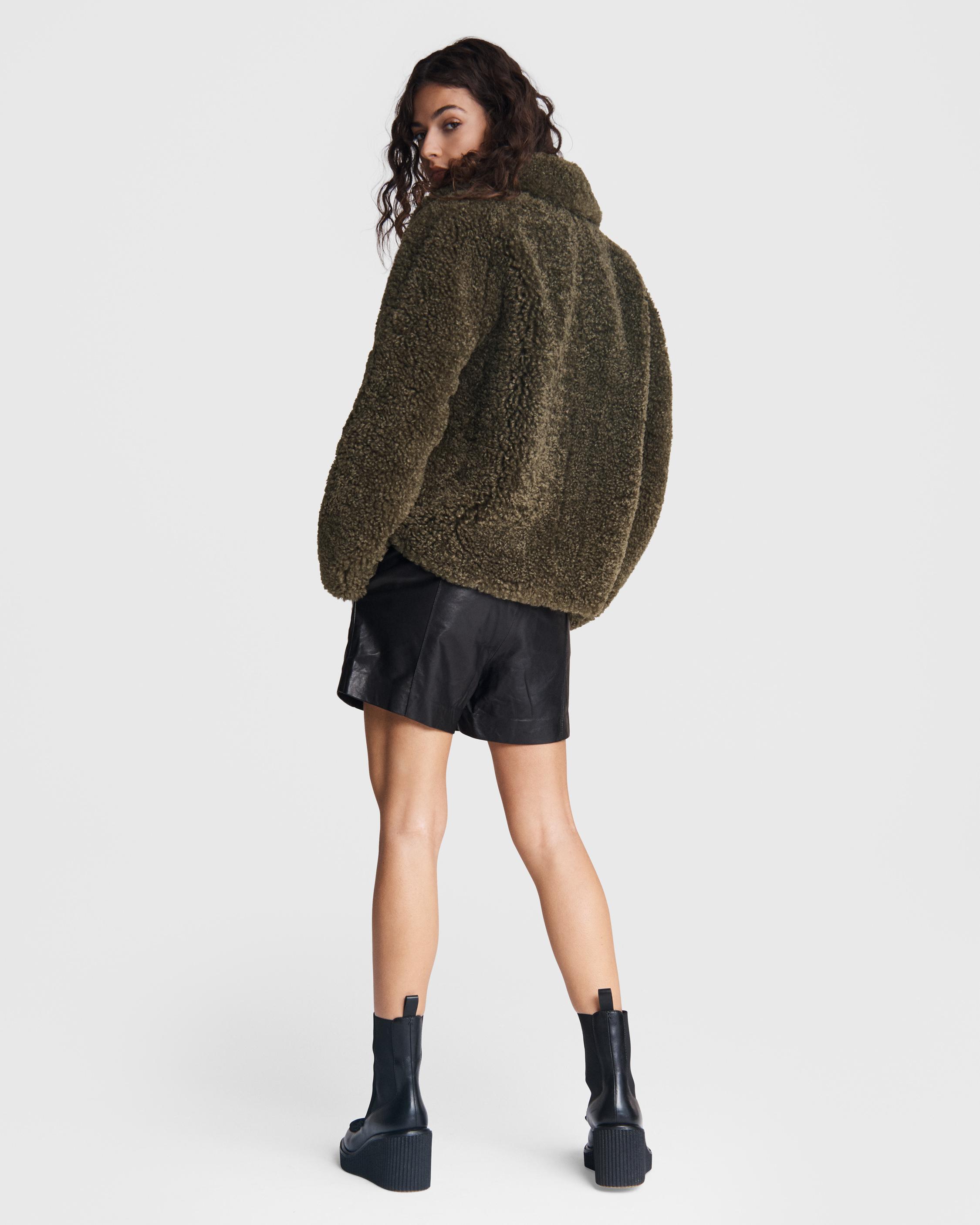 Cheap >rag & bone hesper faux fur coat big sale - OFF 69%