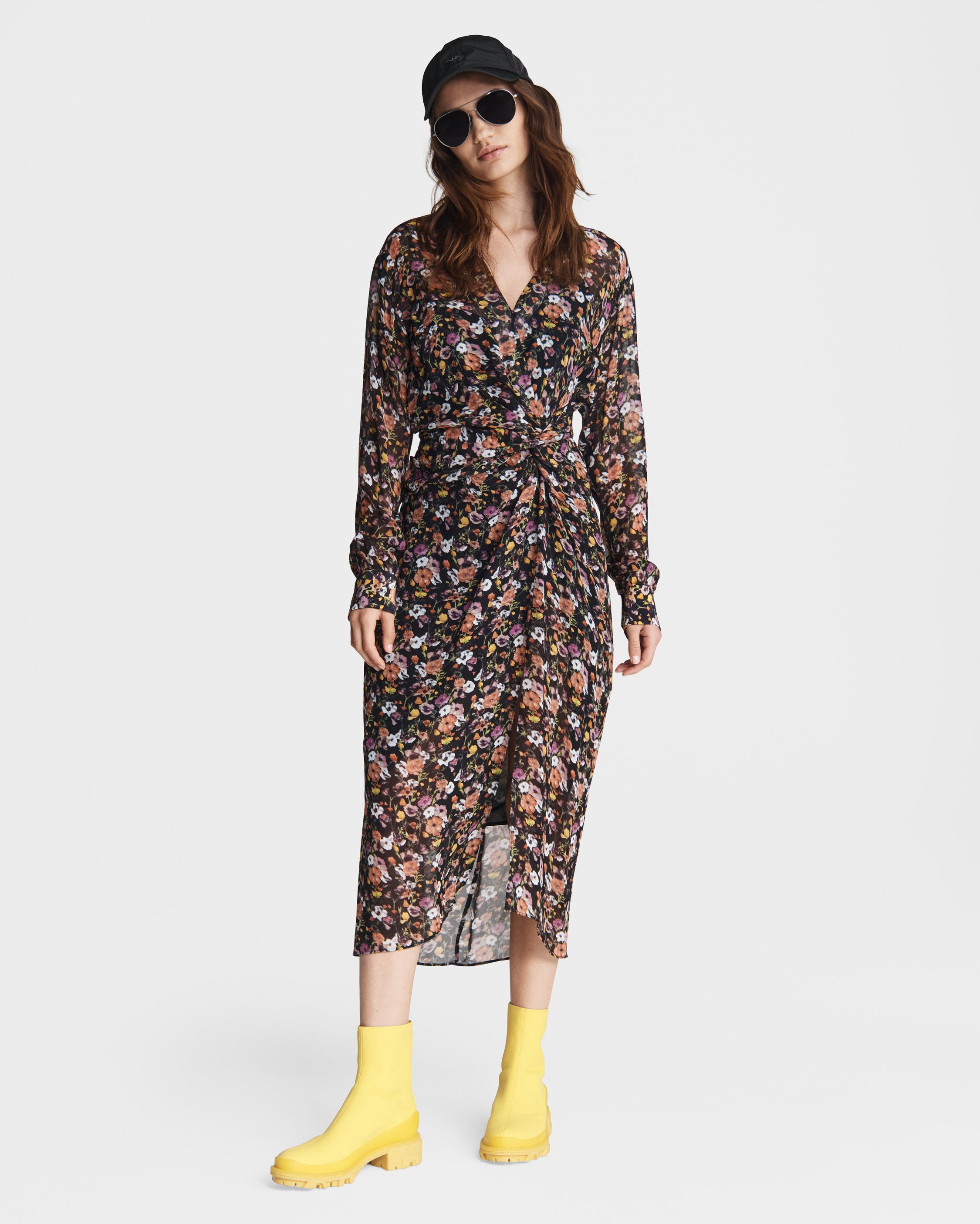 Amber Floral Midi Dress rag bone