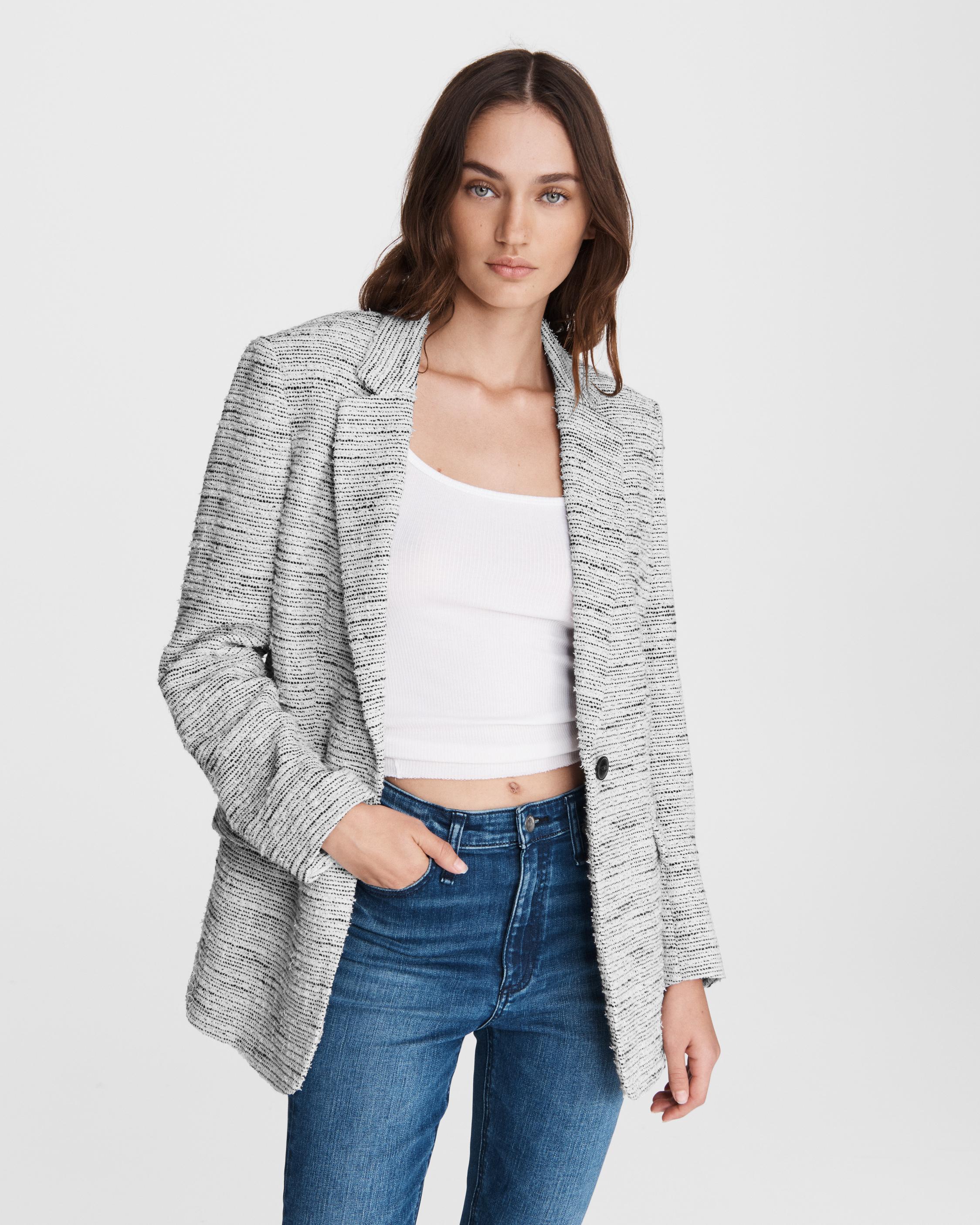 Ames Deconstructed Cotton Blazer rag bone