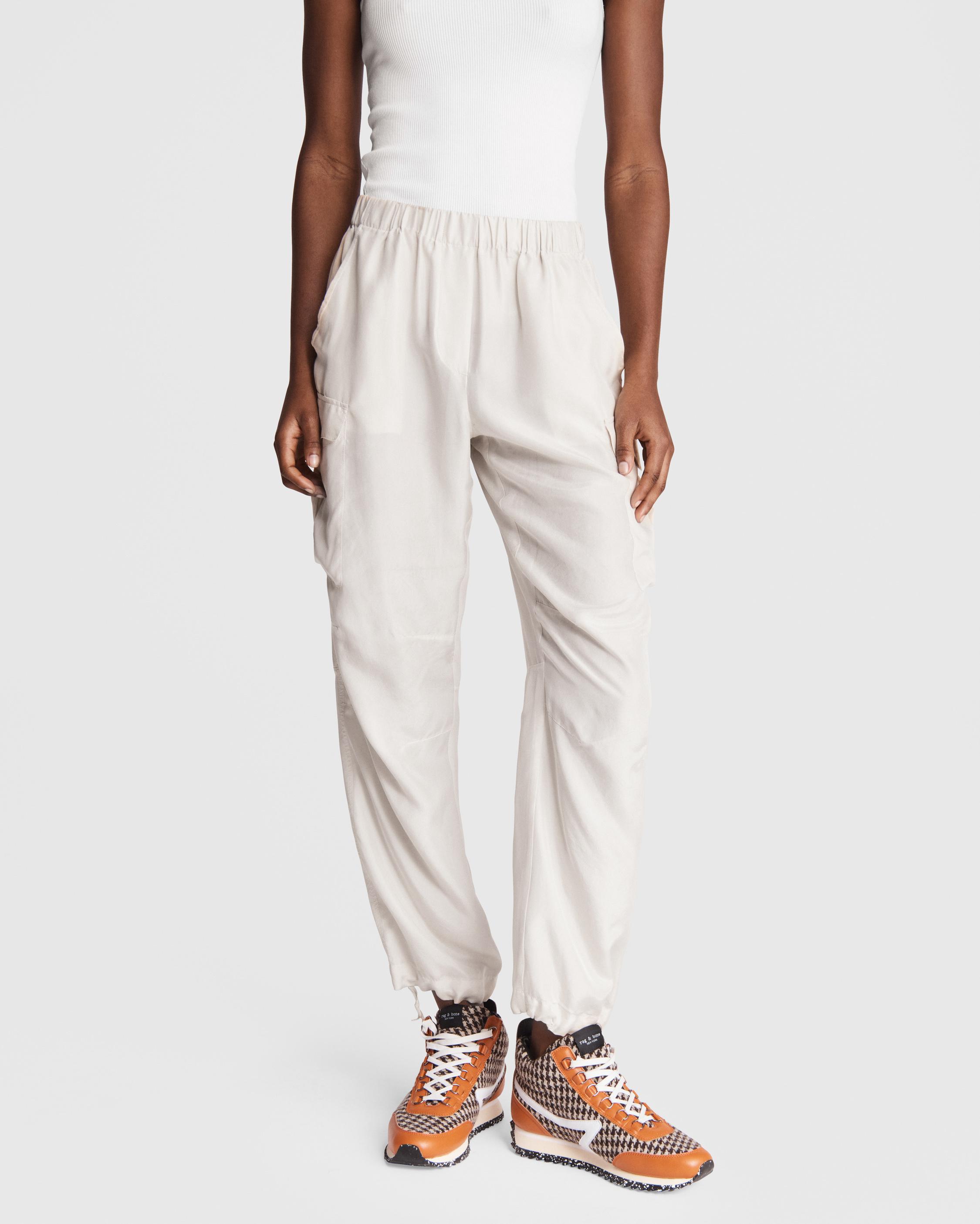 Theory Silk Jogger Pants