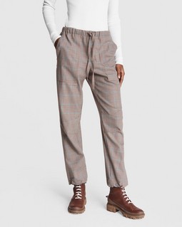 Andre Plaid Rayon Pant image number 1