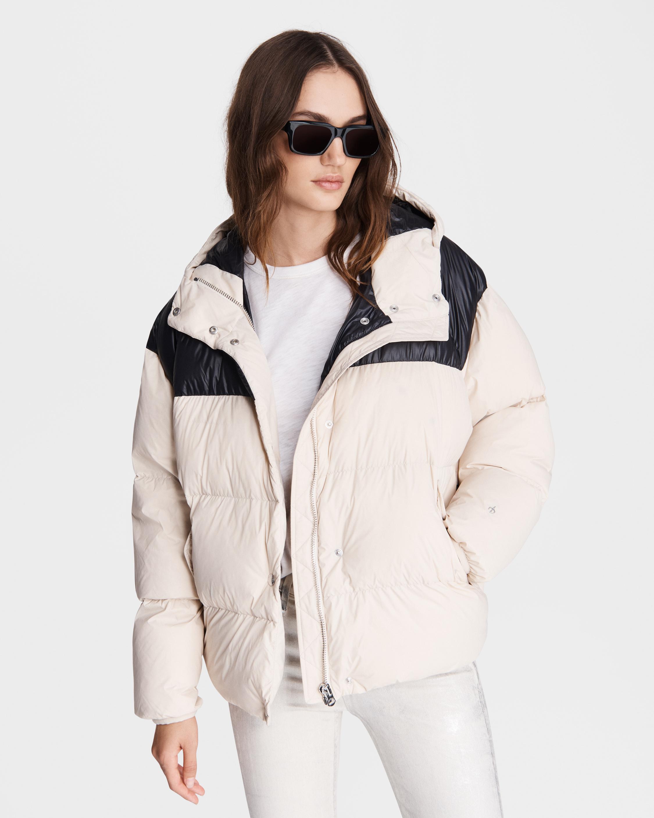 Joelle Nylon Puffer Jacket rag bone